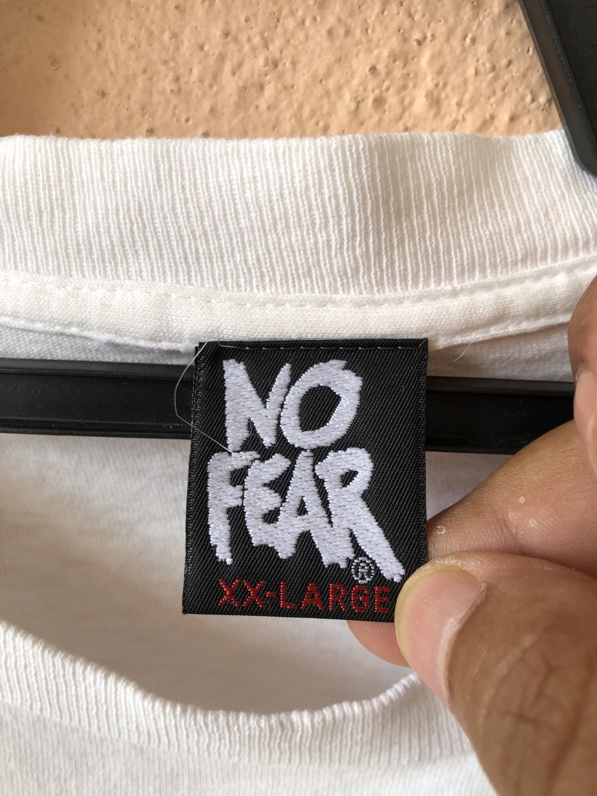 No Fear × Vintage Vintage 90s NO FEAR Dangerous Sport Gear Streetwear Tee Size US XXL / EU 58 / 5 - 8 Thumbnail