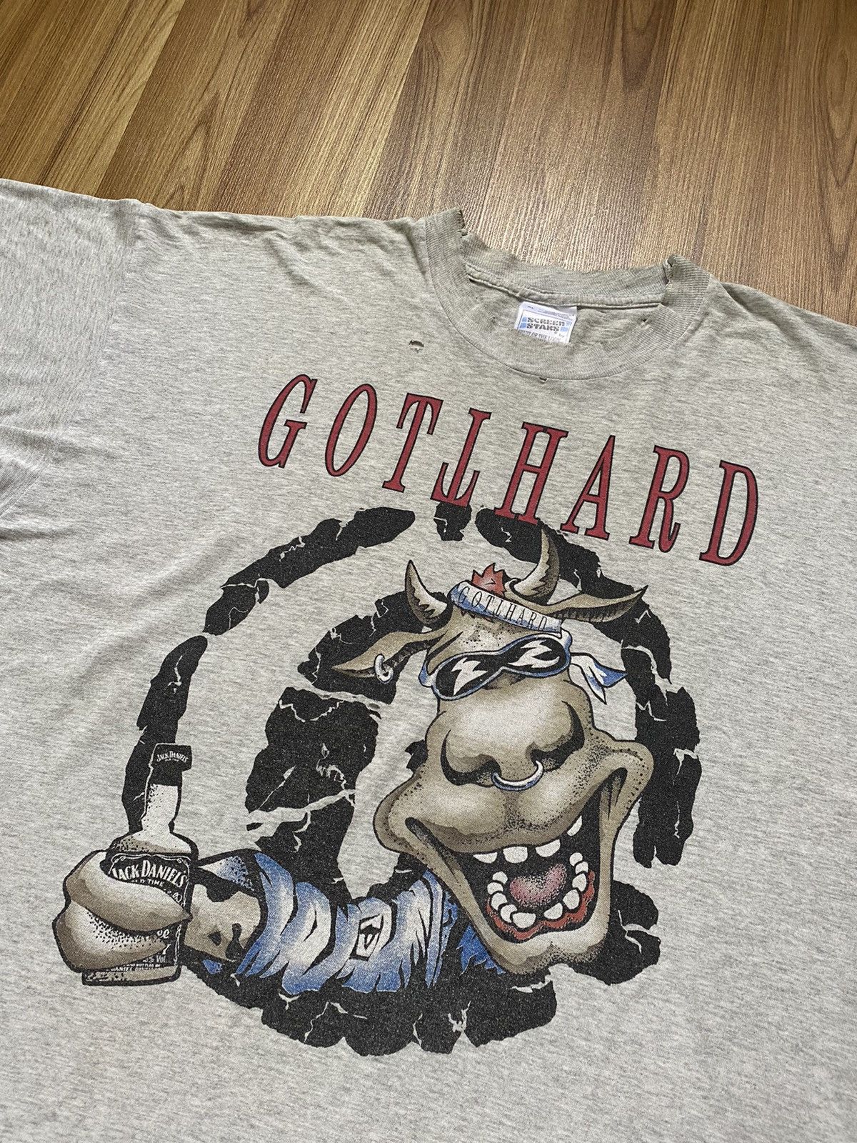 Band Tees × Vintage Vintage 1996 Gotthard Festival Band T Shirt Men’s Tee Size US XL / EU 56 / 4 - 2 Thumbnail