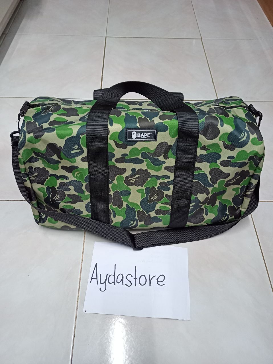 Purple Bape Camo Duffle Bag for Sale by n0tbillie