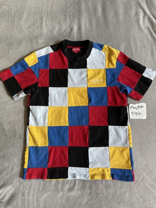 Supreme Patchwork Pique Tee | Grailed