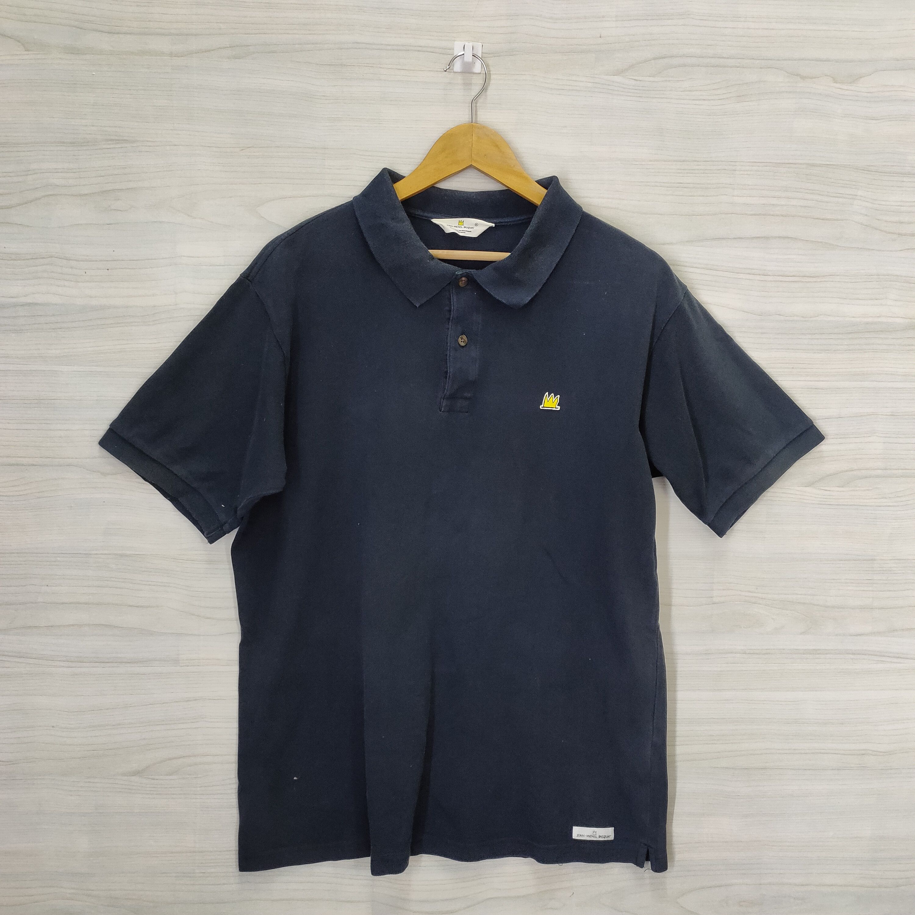 Jean-Michel Basquiat × Uniqlo × Vintage Vintage Jean Michel Basquiat Uniqlo Polo Shirt Size US M / EU 48-50 / 2 - 1 Thumbnail