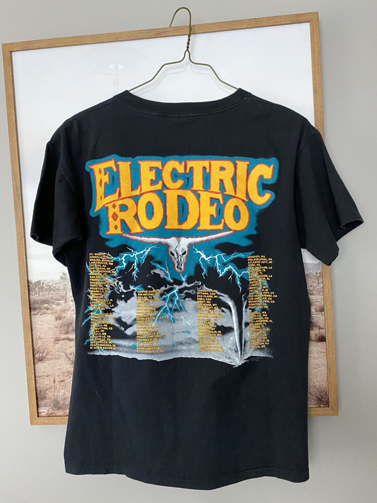 Vintage Brooks and Dunn outlet Electric Rodeo Shirt Single Stitch 1994