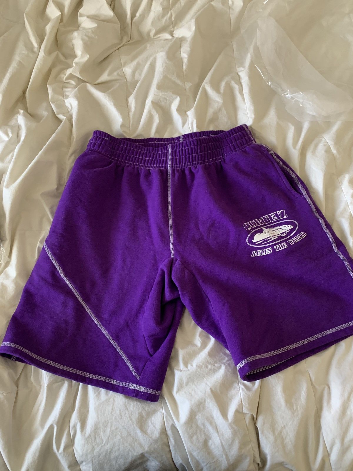 Corteiz Joggers Superior Grape Bottoms XS | Depop