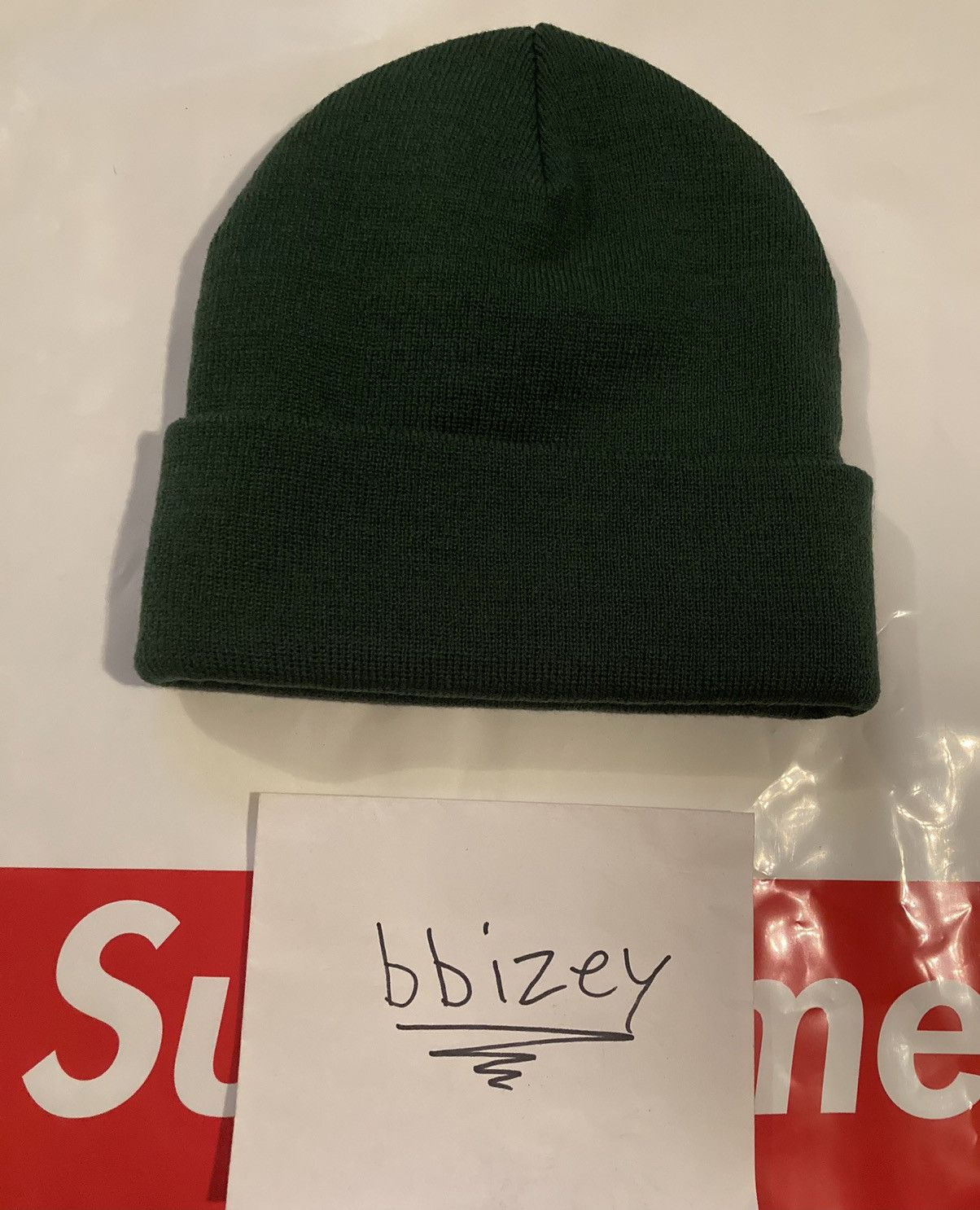 Supreme Supreme FTP Beanie Dark Green | Grailed