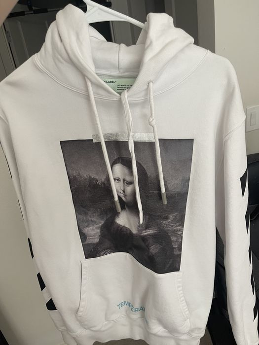 Off white mona lisa temperature online hoodie