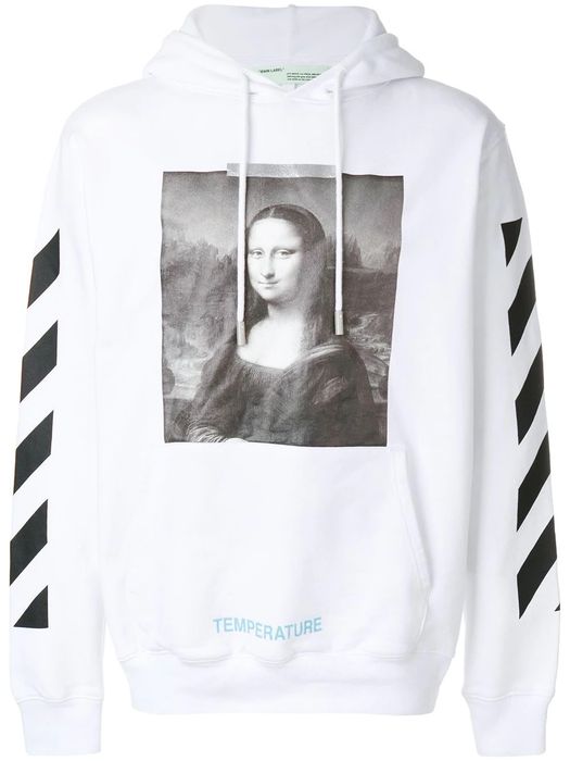 Off white temperature hoodie mona lisa new arrivals