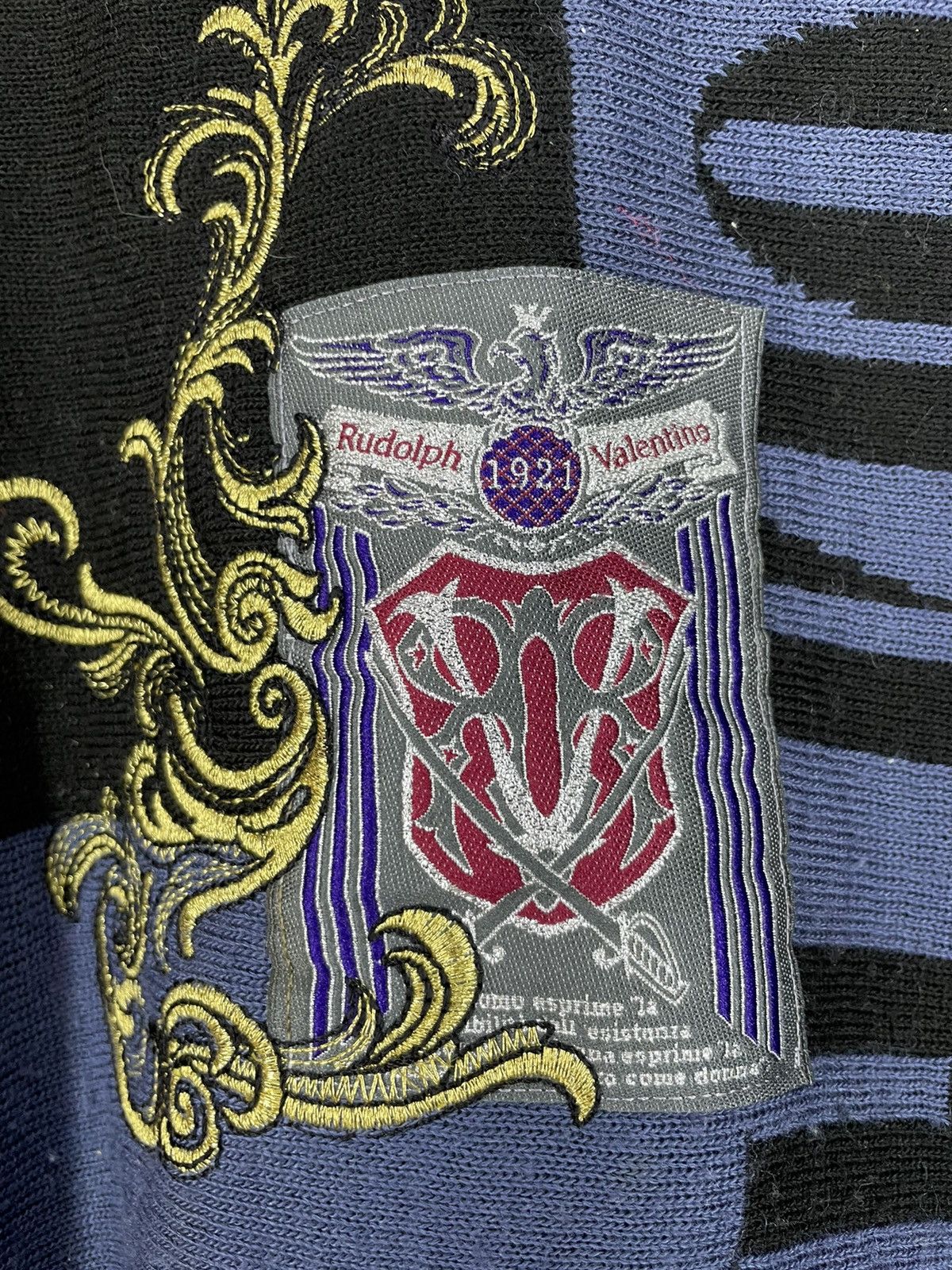 Japanese Brand Vintage Rudolph Valentino Sweatshirt Big Logo Spell Out Size US M / EU 48-50 / 2 - 4 Thumbnail