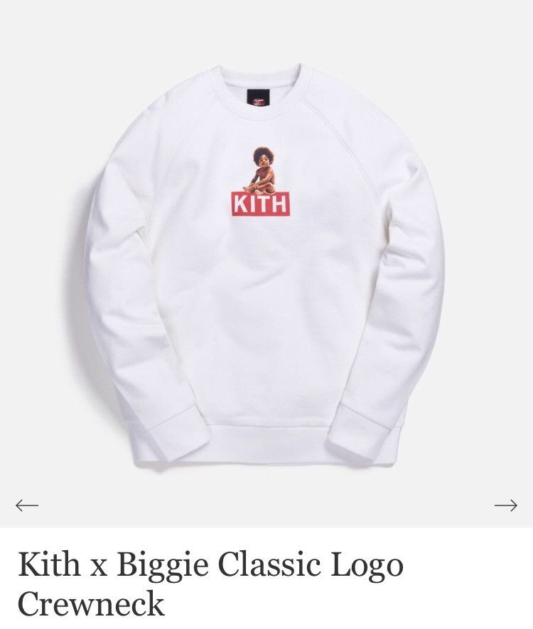 Kith Kith X Biggie Classic Logo Crewneck | Grailed