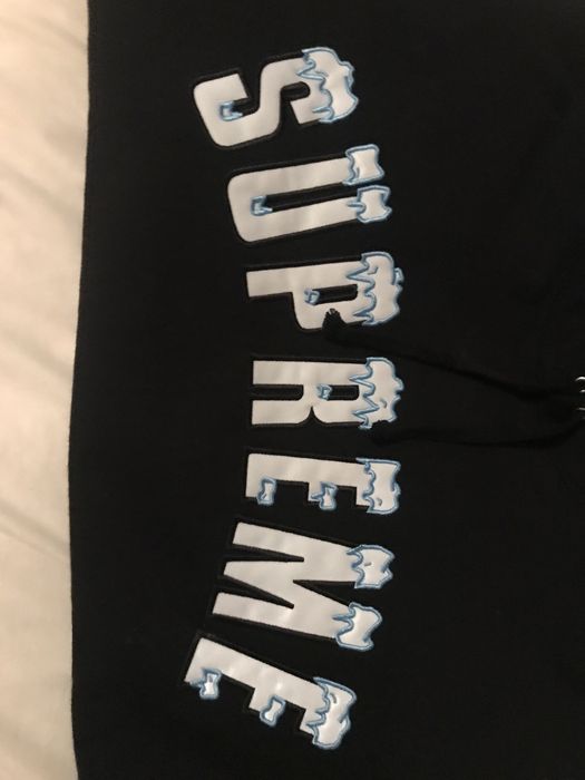 Supreme Supreme Icy Arc Hooded Sweatshirt / Black - Large - (FW20