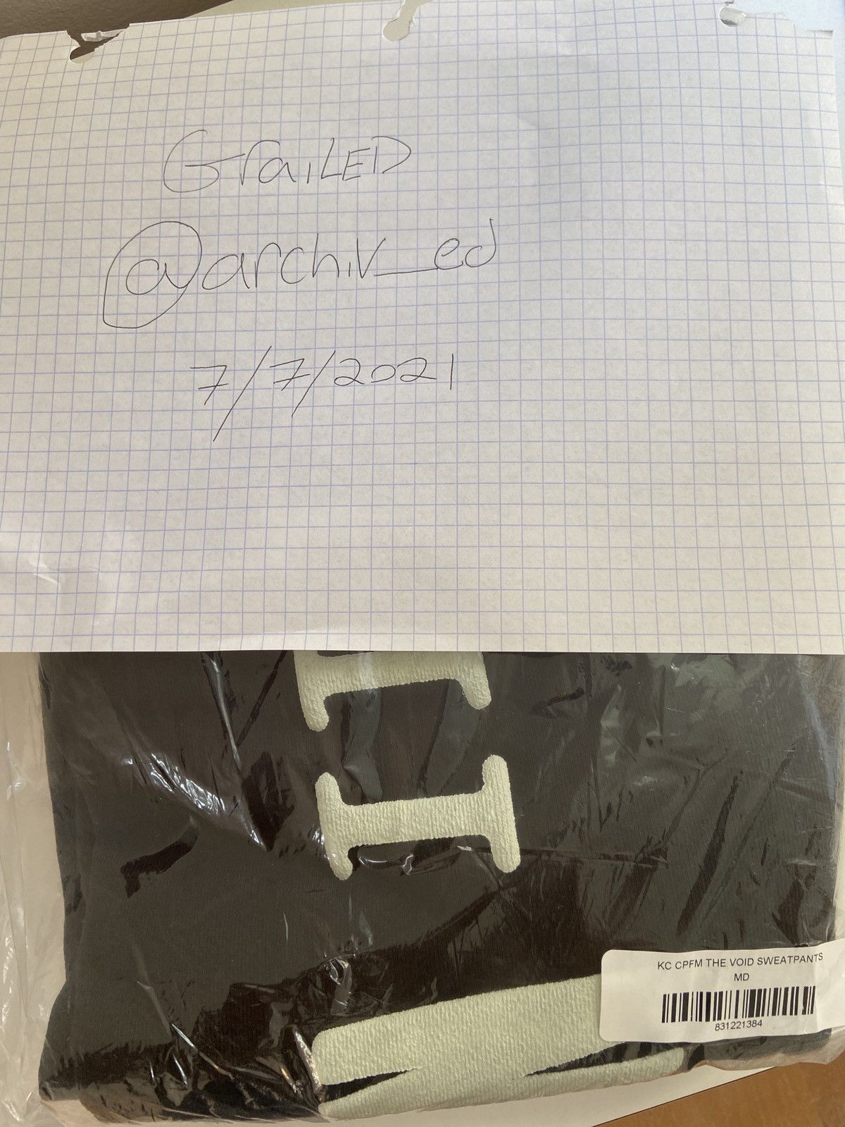 Cactus Plant Flea Market × Kid Cudi Kid cudi cpfm black sweatpants size medium. Man on the moon Size US 32 / EU 48 - 4 Thumbnail