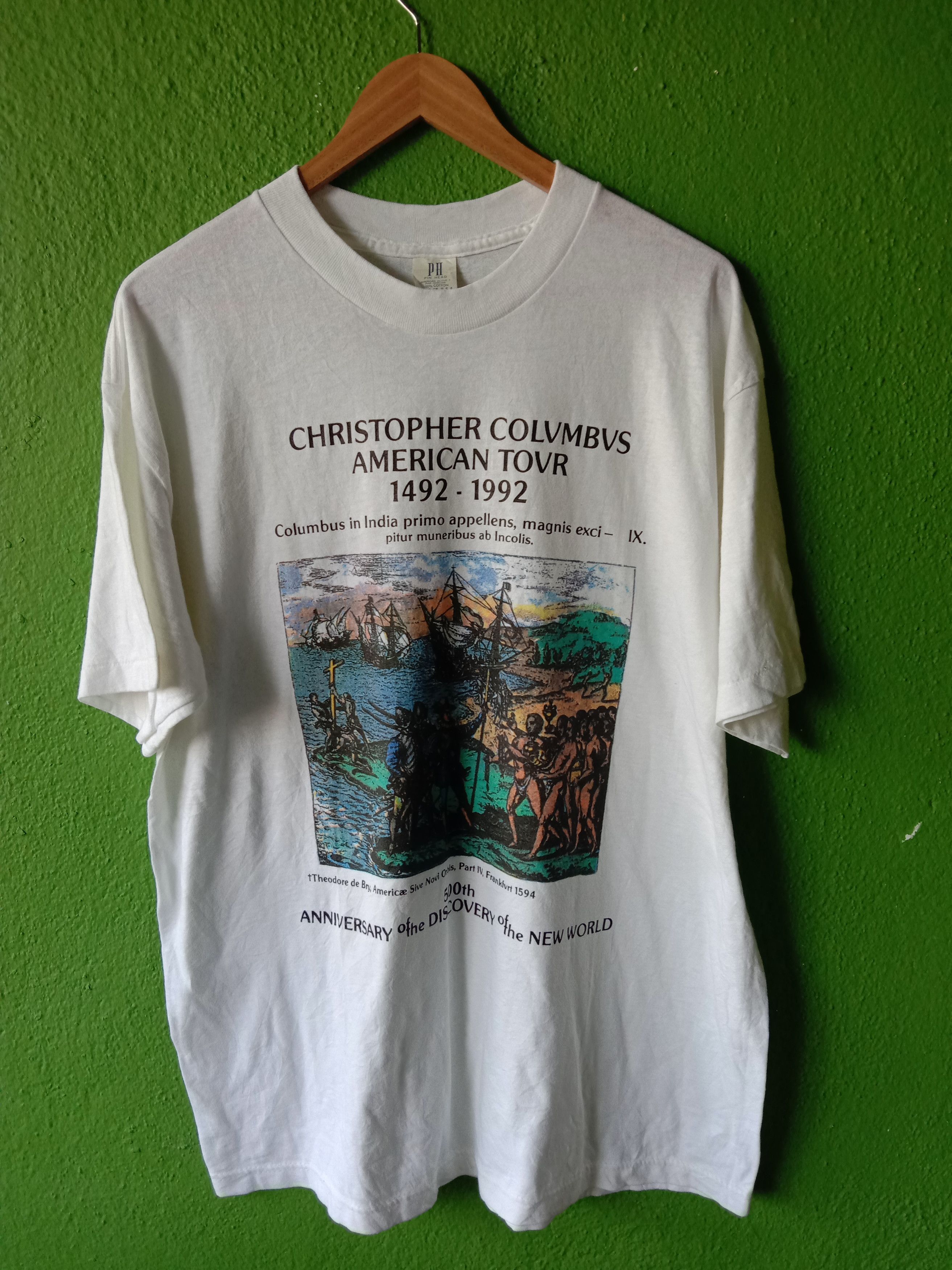 Other Christopher columbus American Tour tee Size US XL / EU 56 / 4 - 1 Thumbnail