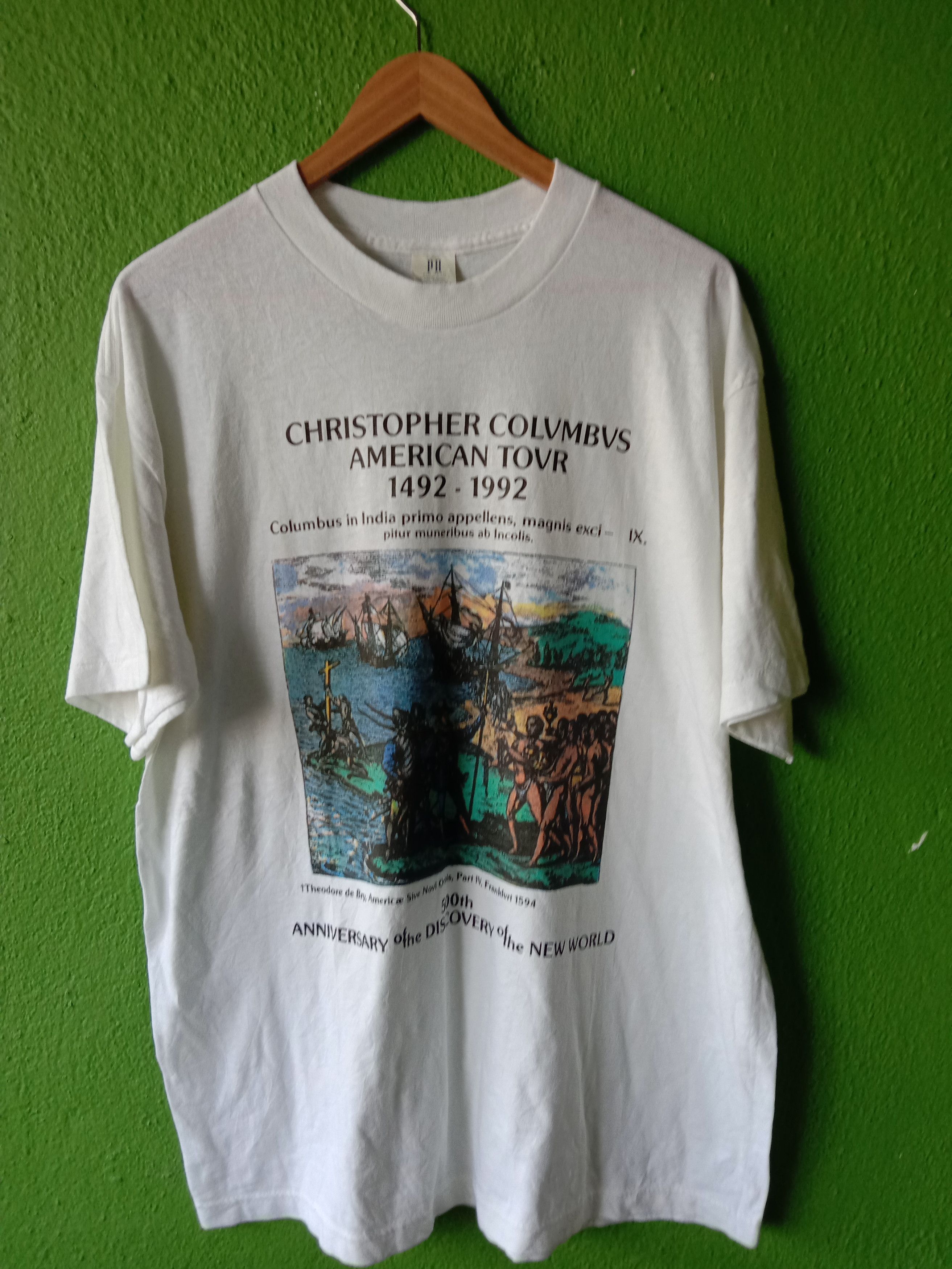 Other Christopher columbus American Tour tee Size US XL / EU 56 / 4 - 2 Thumbnail
