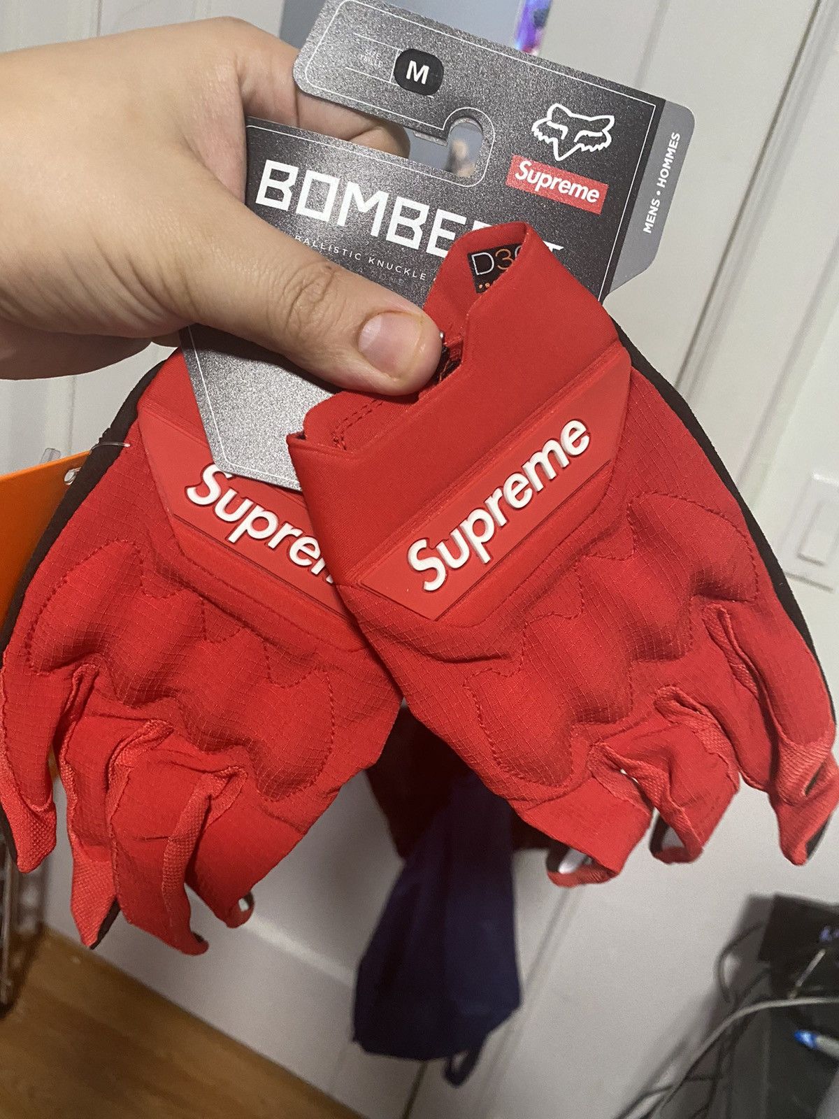 Supreme moto gloves sales