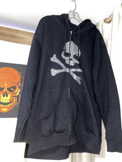 Vintage havana cheap rhinestone skull hoodie