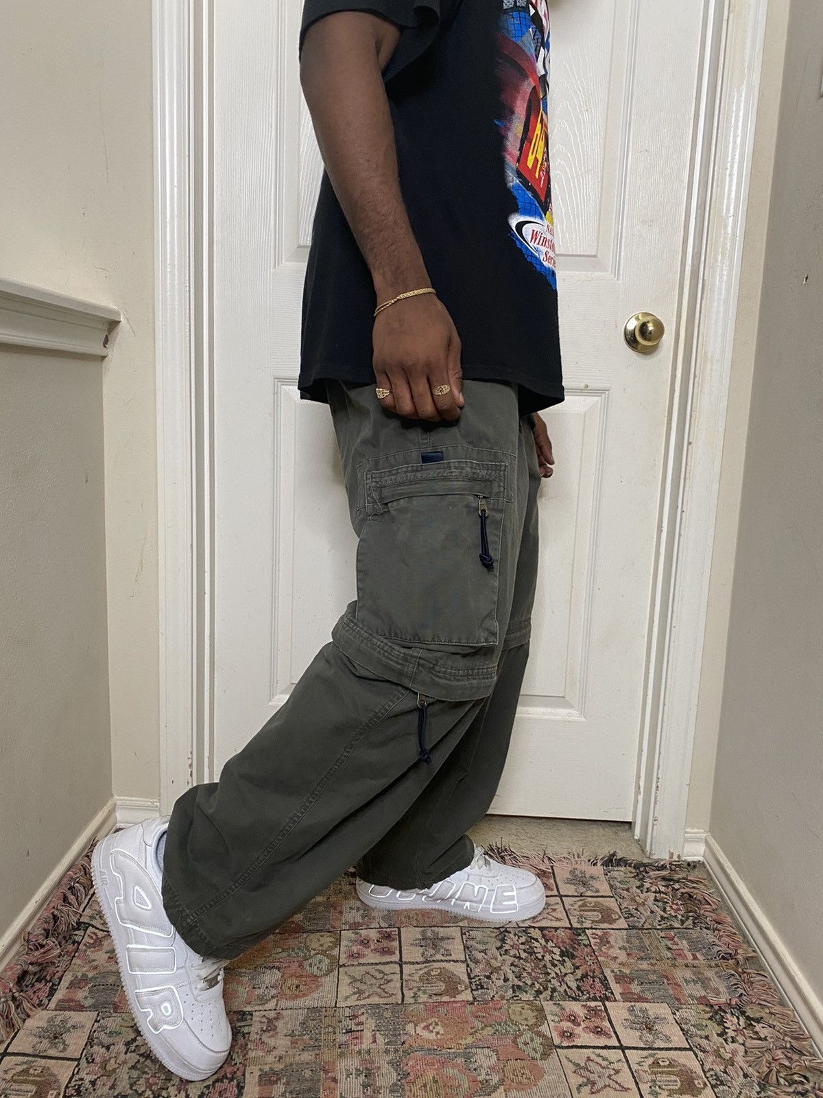 Vintage Vintage Utility Cargo Pants Size US 36 / EU 52 - 2 Thumbnail