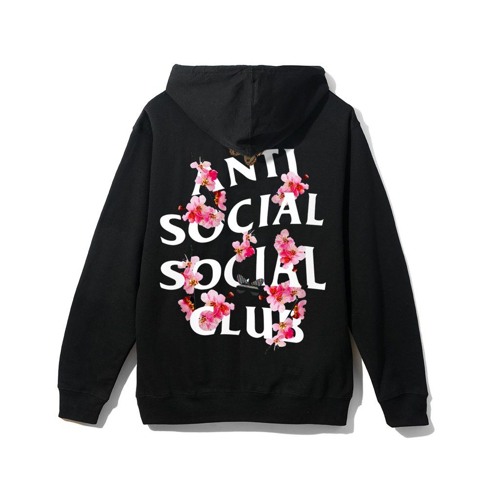 Anti Social Social Club DS White ASSC KKOCH Black Hoodie Bape Kith