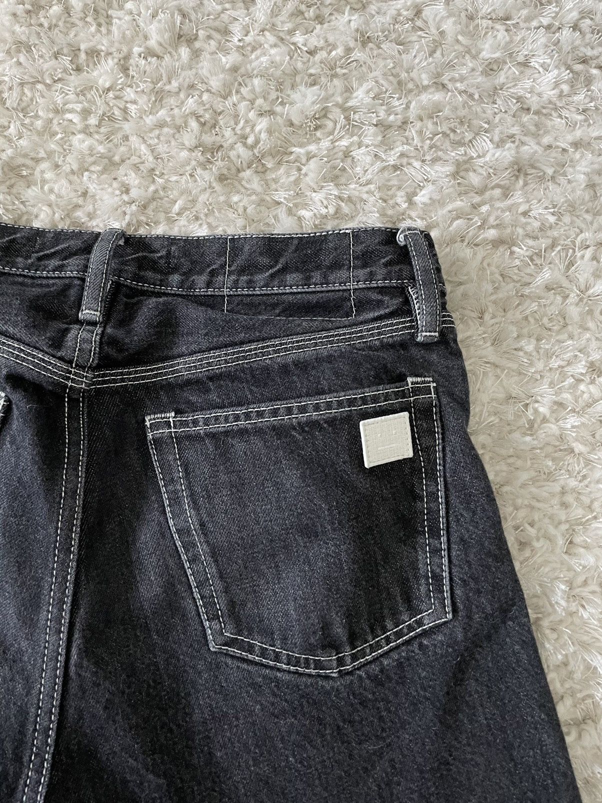Acne Studios Acne Studios Black Patch Jeans Size US 29 - 4 Thumbnail
