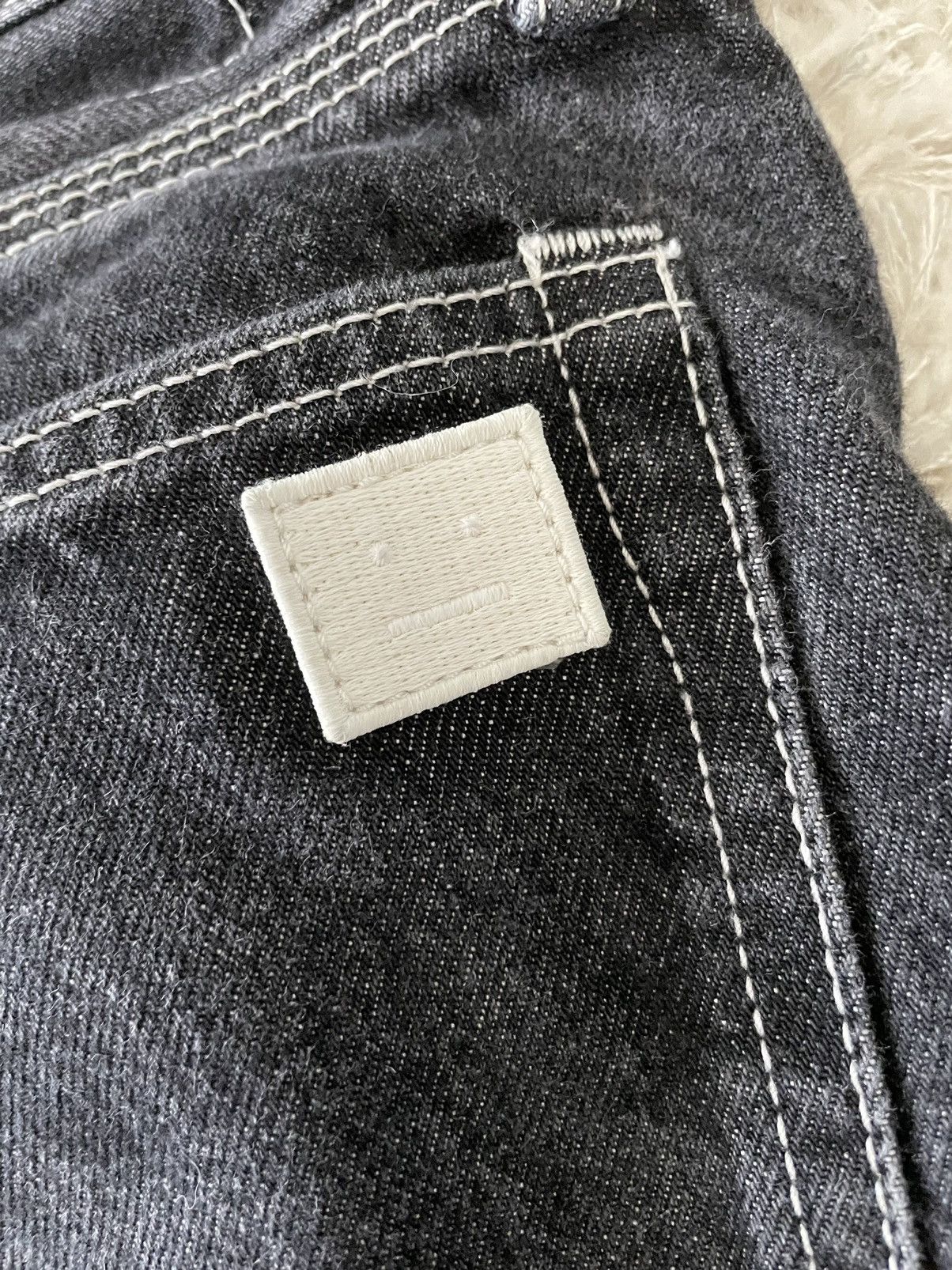 Acne Studios Acne Studios Black Patch Jeans Size US 29 - 5 Thumbnail