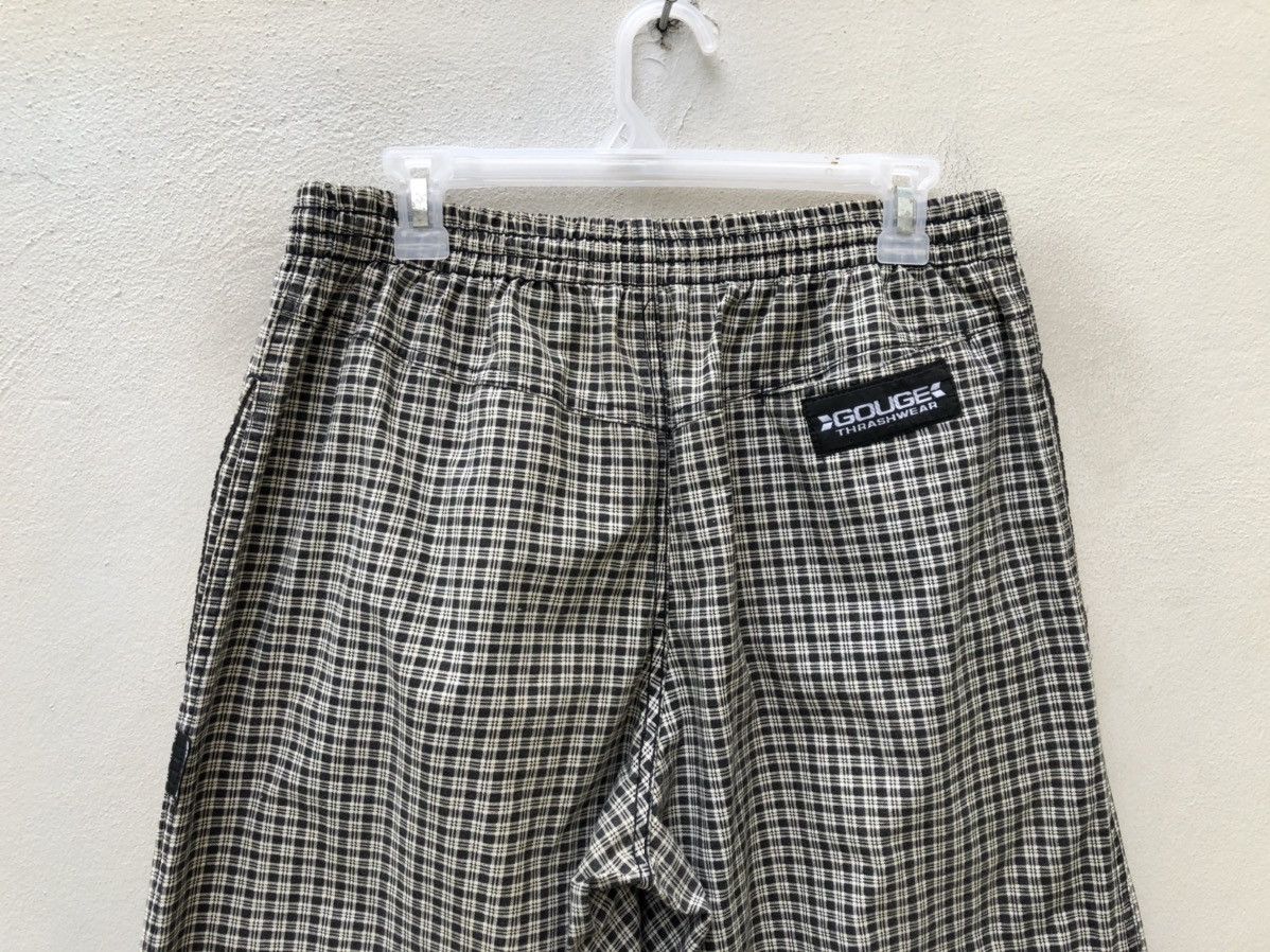 Hook-Ups Vintage 90s GOUGE Trashwear Checkered Baggy Trouser Size US 34 / EU 50 - 8 Thumbnail