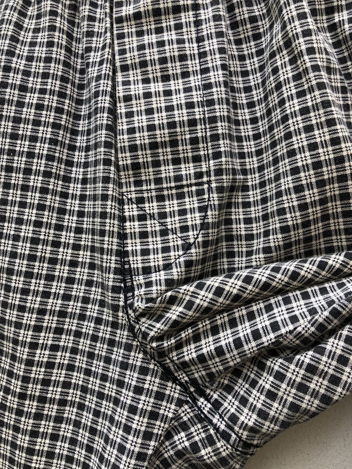 Hook-Ups Vintage 90s GOUGE Trashwear Checkered Baggy Trouser Size US 34 / EU 50 - 11 Thumbnail