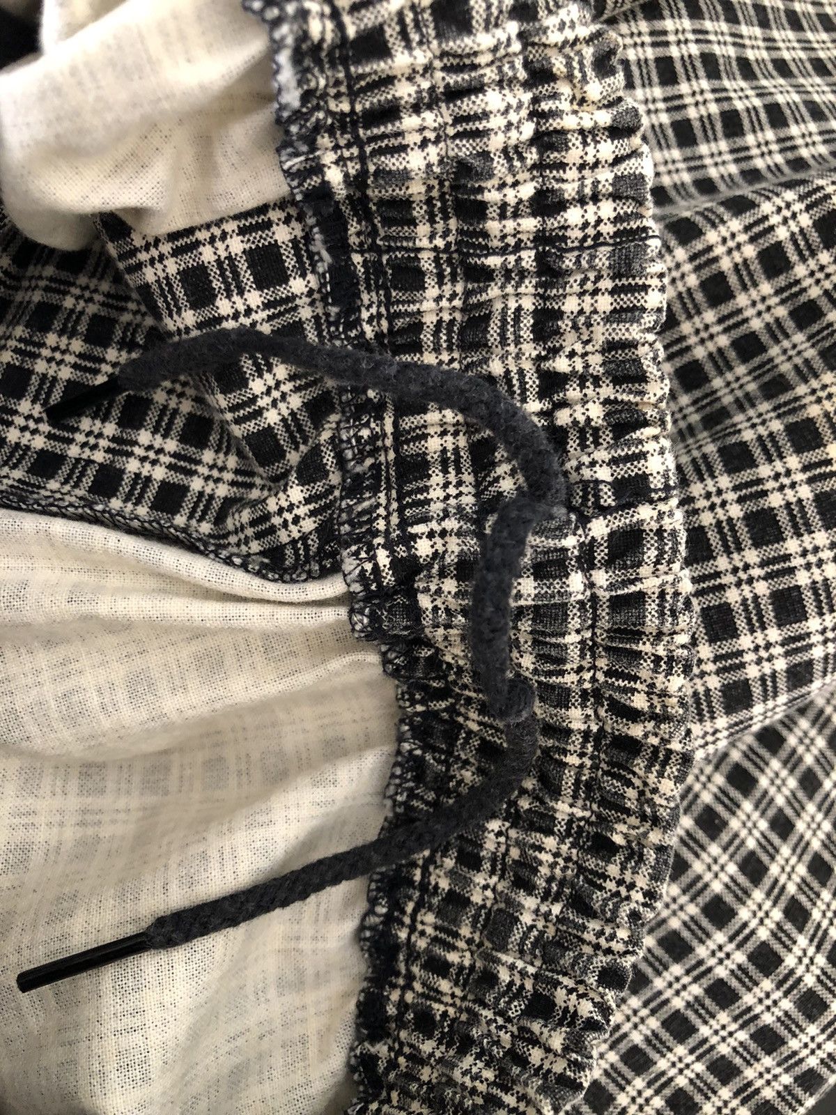 Hook-Ups Vintage 90s GOUGE Trashwear Checkered Baggy Trouser Size US 34 / EU 50 - 15 Thumbnail