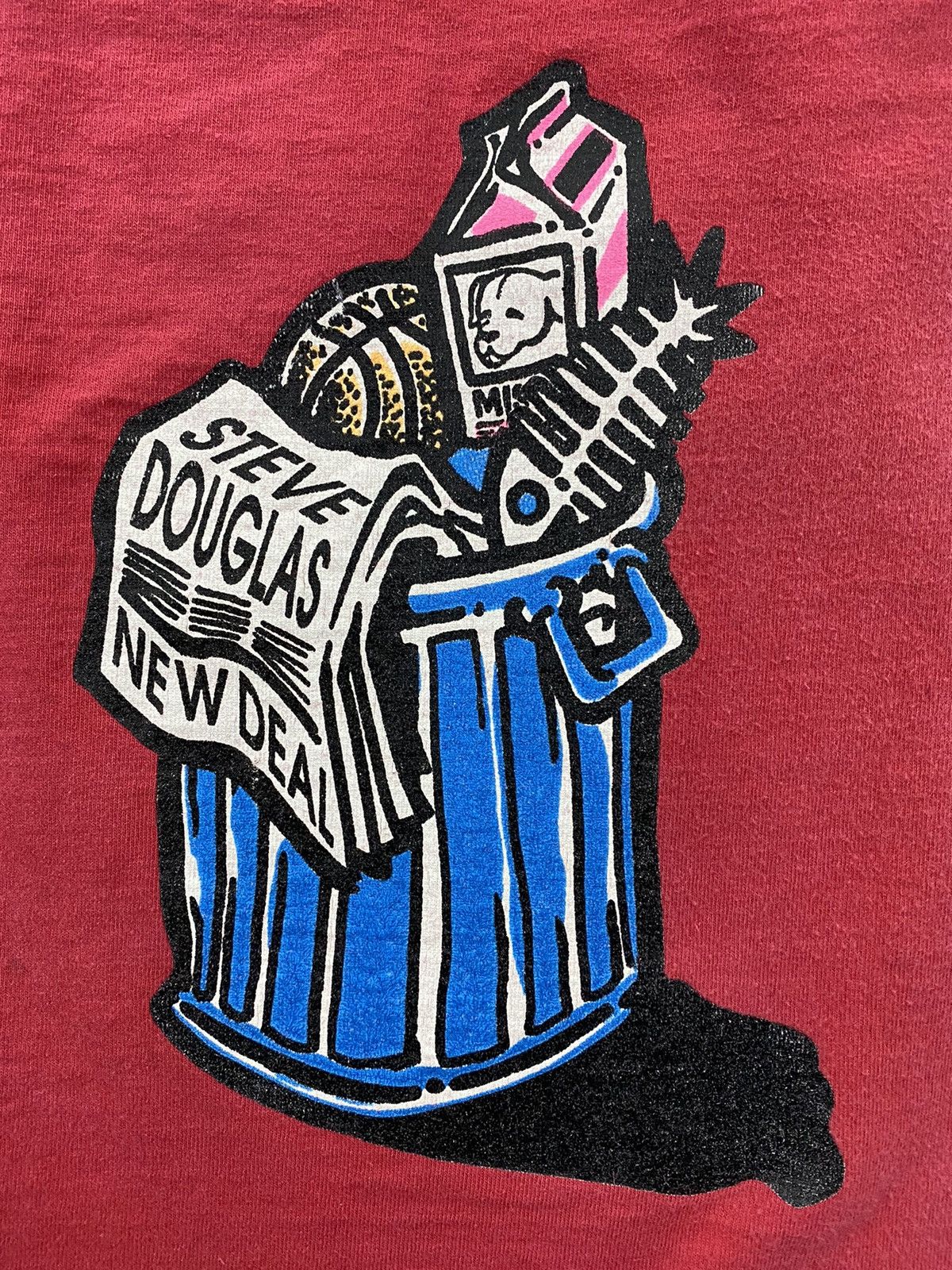 Powell Peralta vintage 90s NEW DEAL skate skateboard steve douglas t-shirts Size US L / EU 52-54 / 3 - 4 Thumbnail