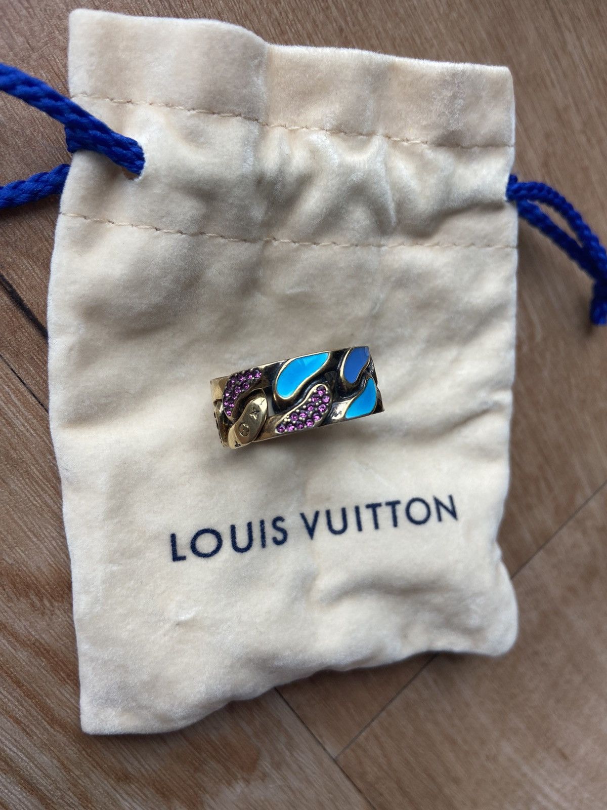 Louis Vuitton Chain Links Patches Ring in Mettallic für Herren
