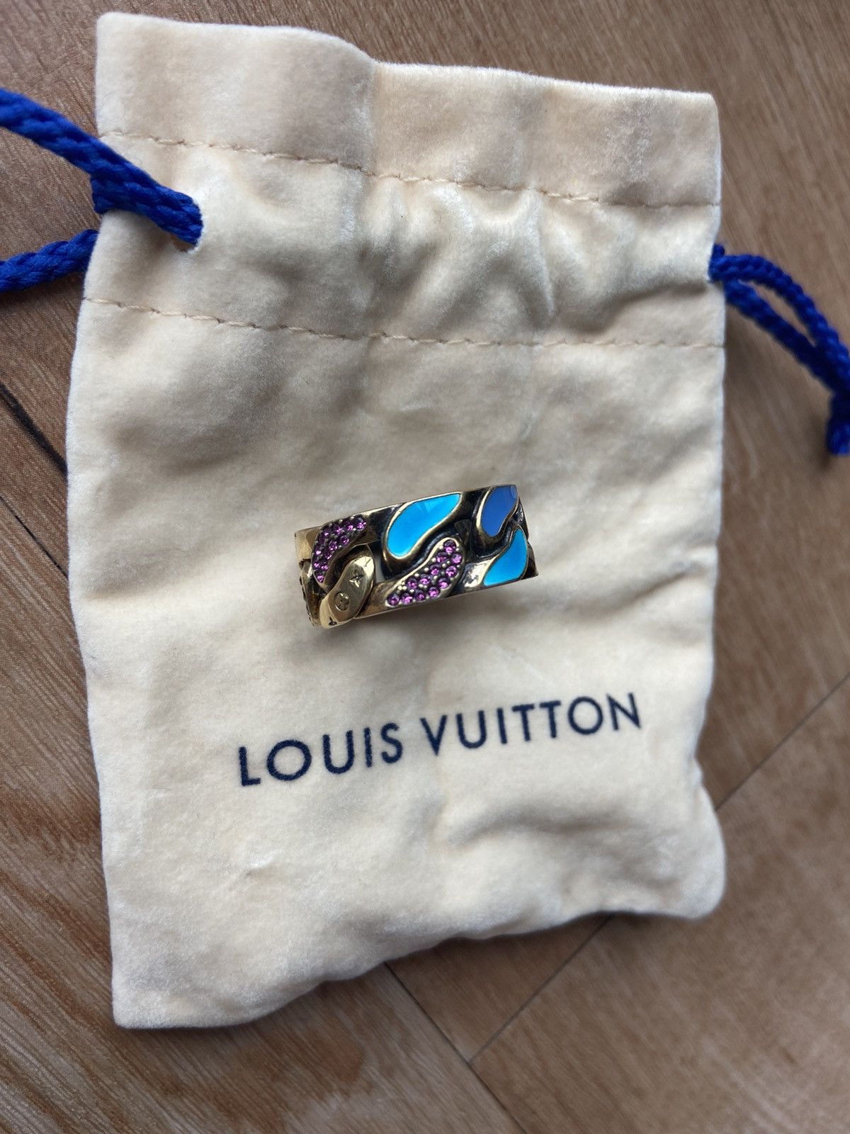 AUTHENTIC LOUIS VUITTON Chain Link Patches Necklace Virgil Rare W/ Receipt  $4,499.99 - PicClick