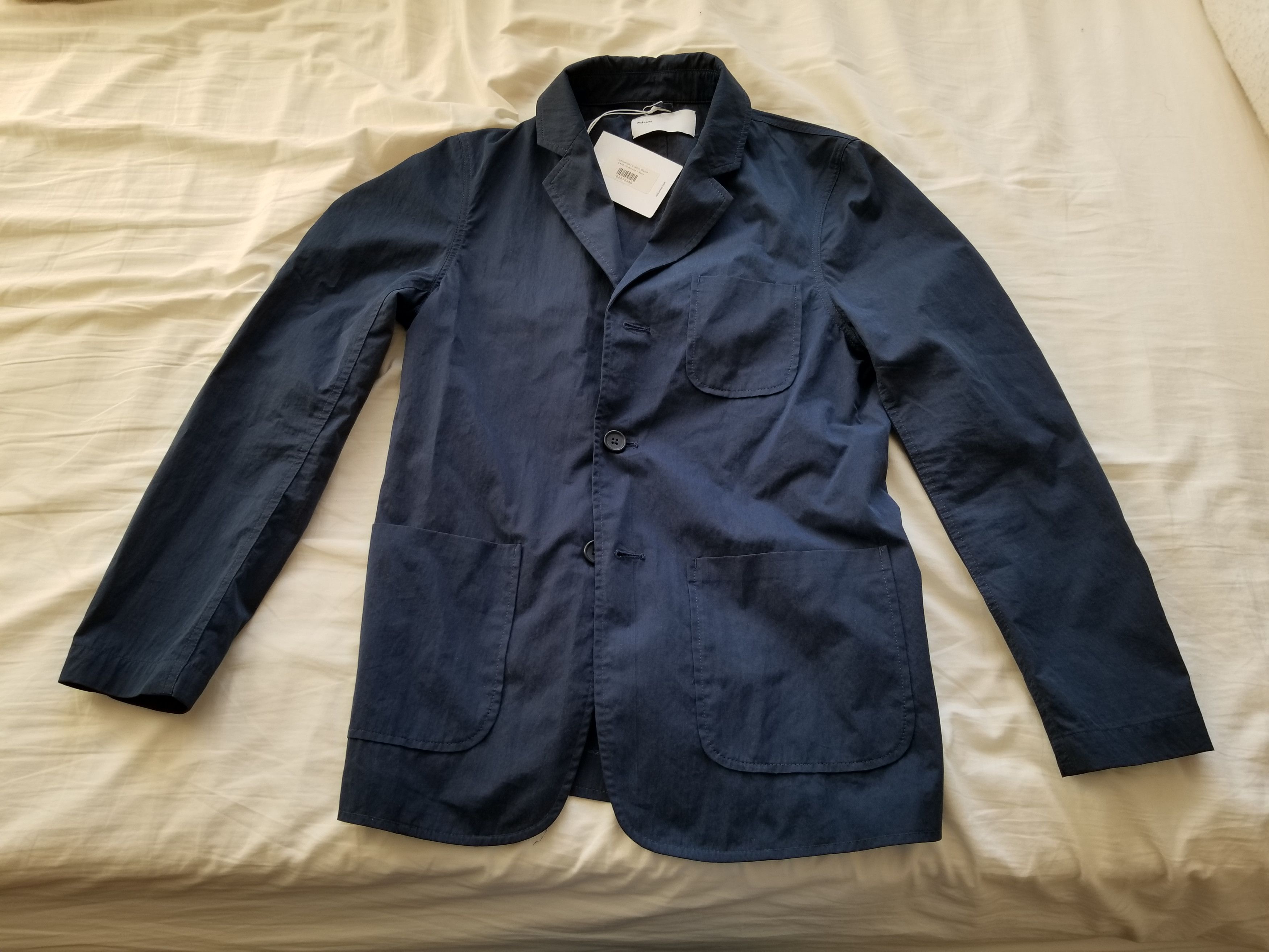Adsum NWT Lightweight Blazer in Navy size S Size 36R - 2 Thumbnail