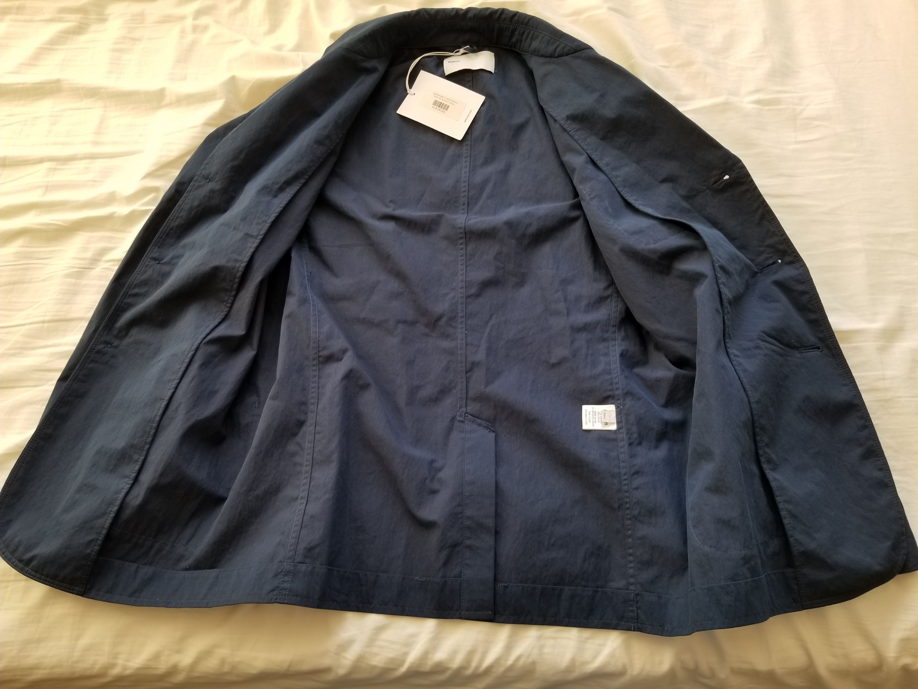 Adsum NWT Lightweight Blazer in Navy size S Size 36R - 3 Thumbnail