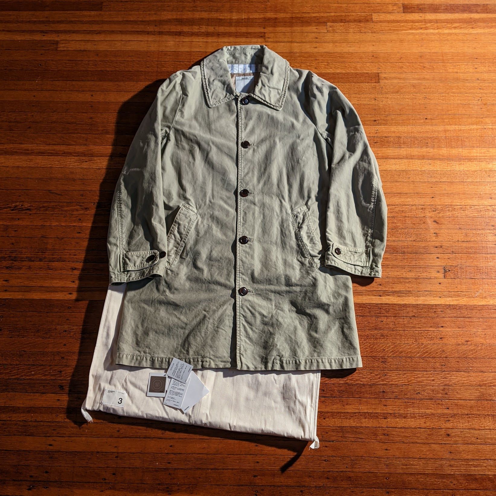 Visvim Herge Coat (Dmgd Chino) | Grailed