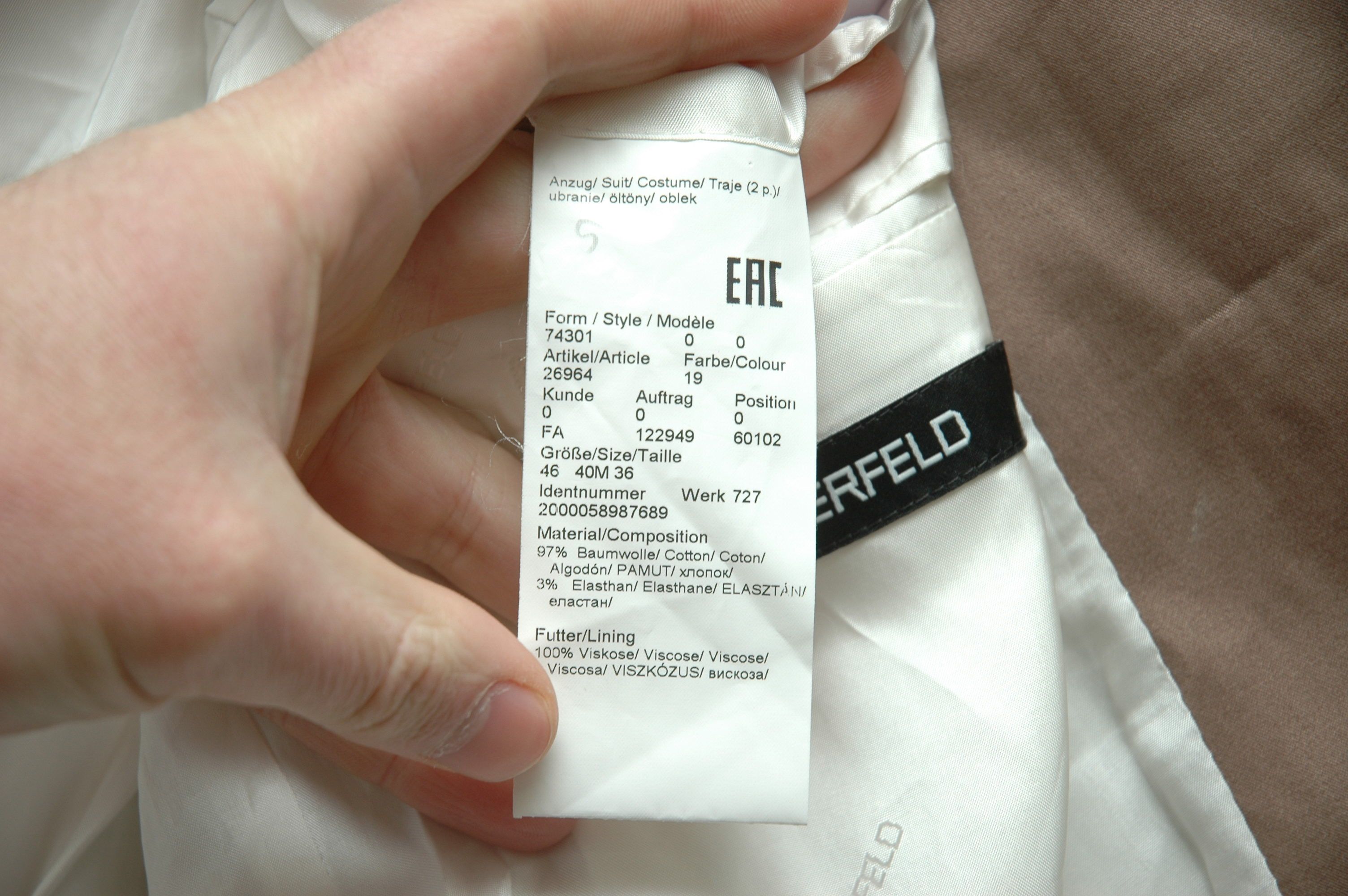 Karl Lagerfeld NWT Karl Lagerfeld Blazer Suit Size 46 Size 36R - 4 Thumbnail