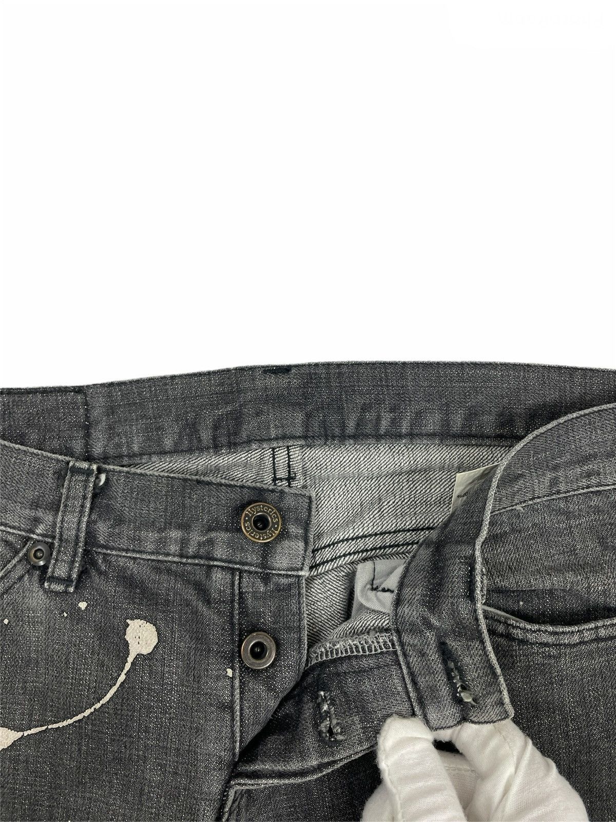 Hysteric Glamour Paint Splatter Distressed Denim Size US 29 - 5 Thumbnail