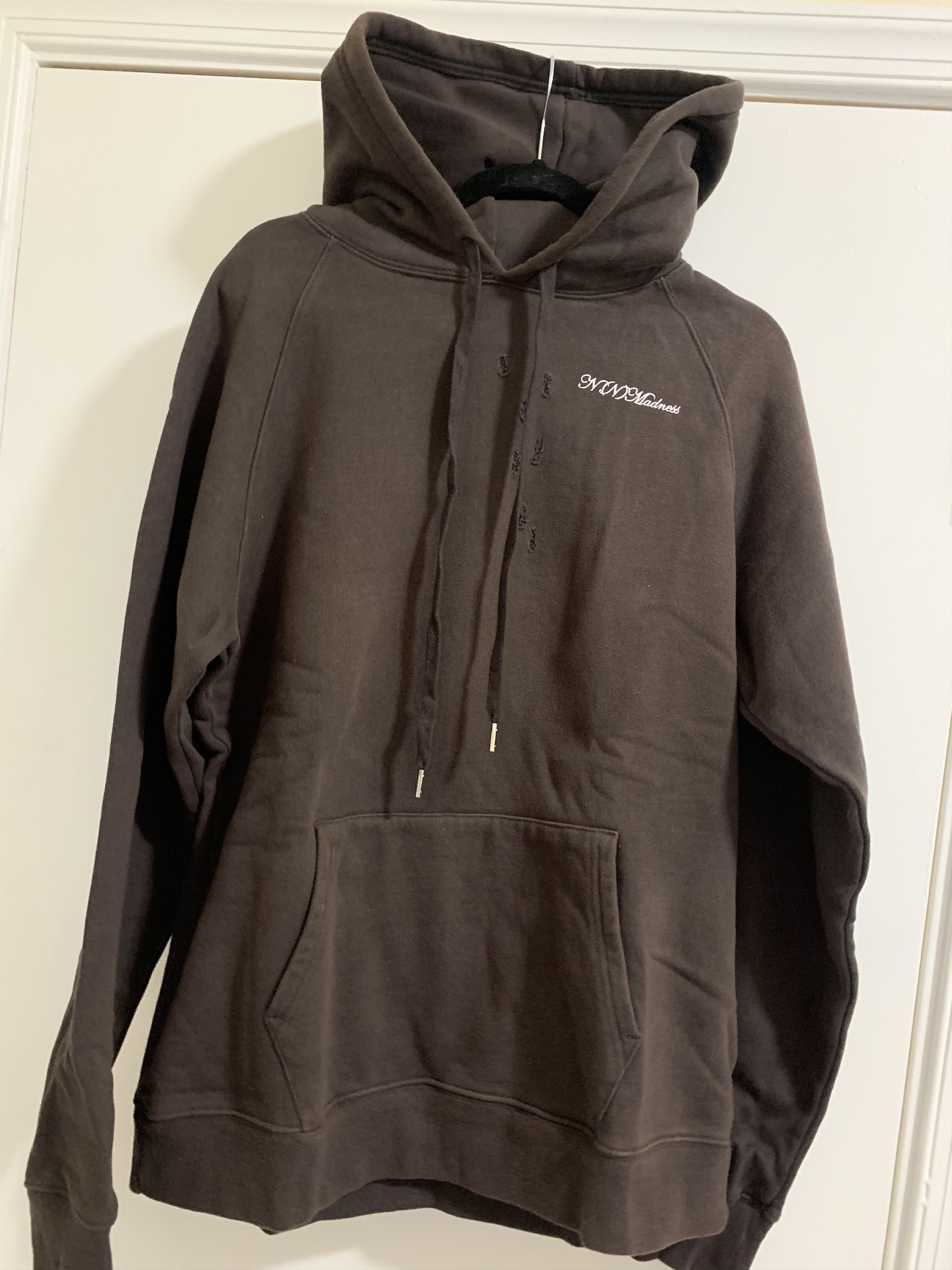 NNine Retro jip hoodie Mサイズ 短丈ジップアップフーディー