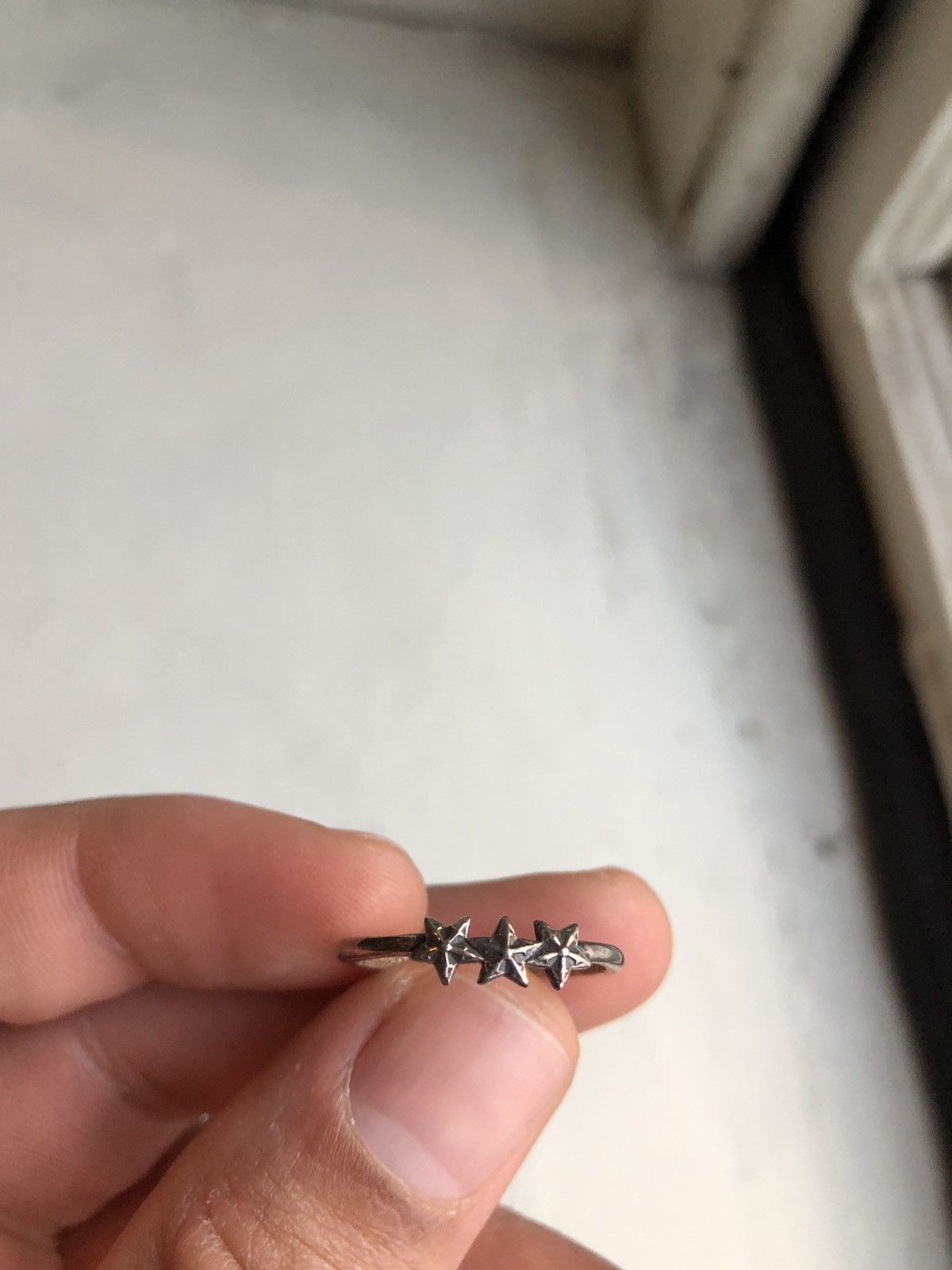Chrome Hearts Chrome Hearts Triple Star Bubblegum Ring Size 7