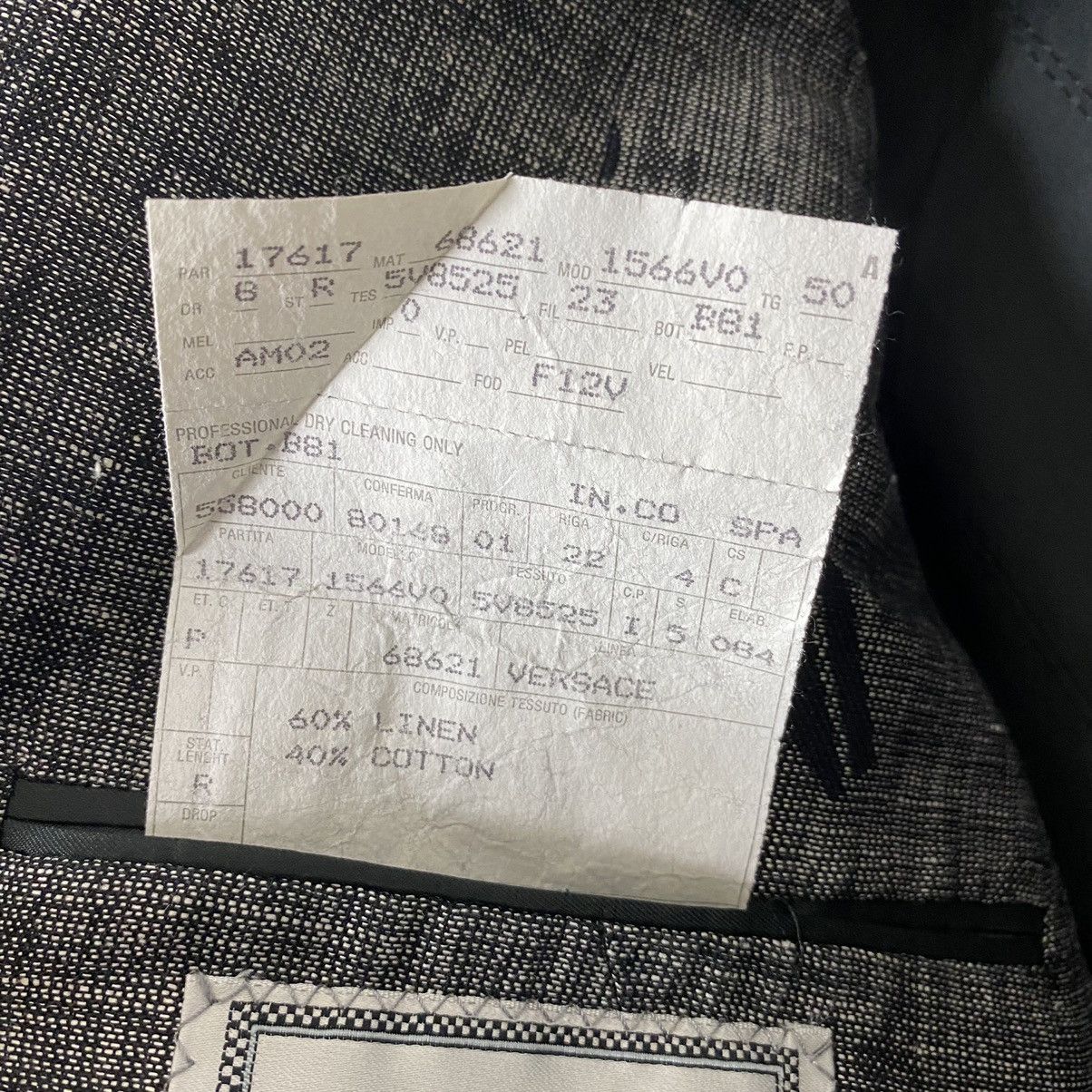 Versace 80s Gianni Versace Numbers Blazer Grailed