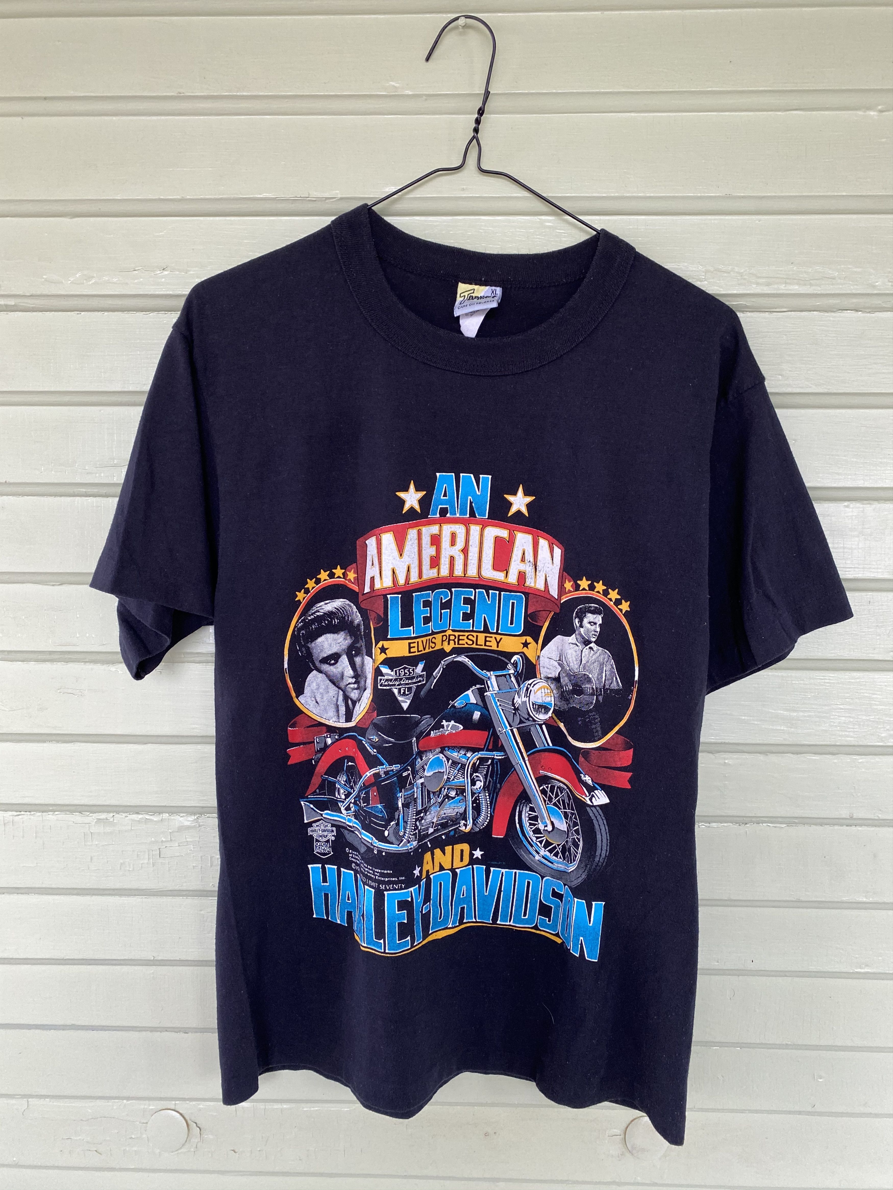 Vintage Harley Davidson Elvis Presley T Shirt