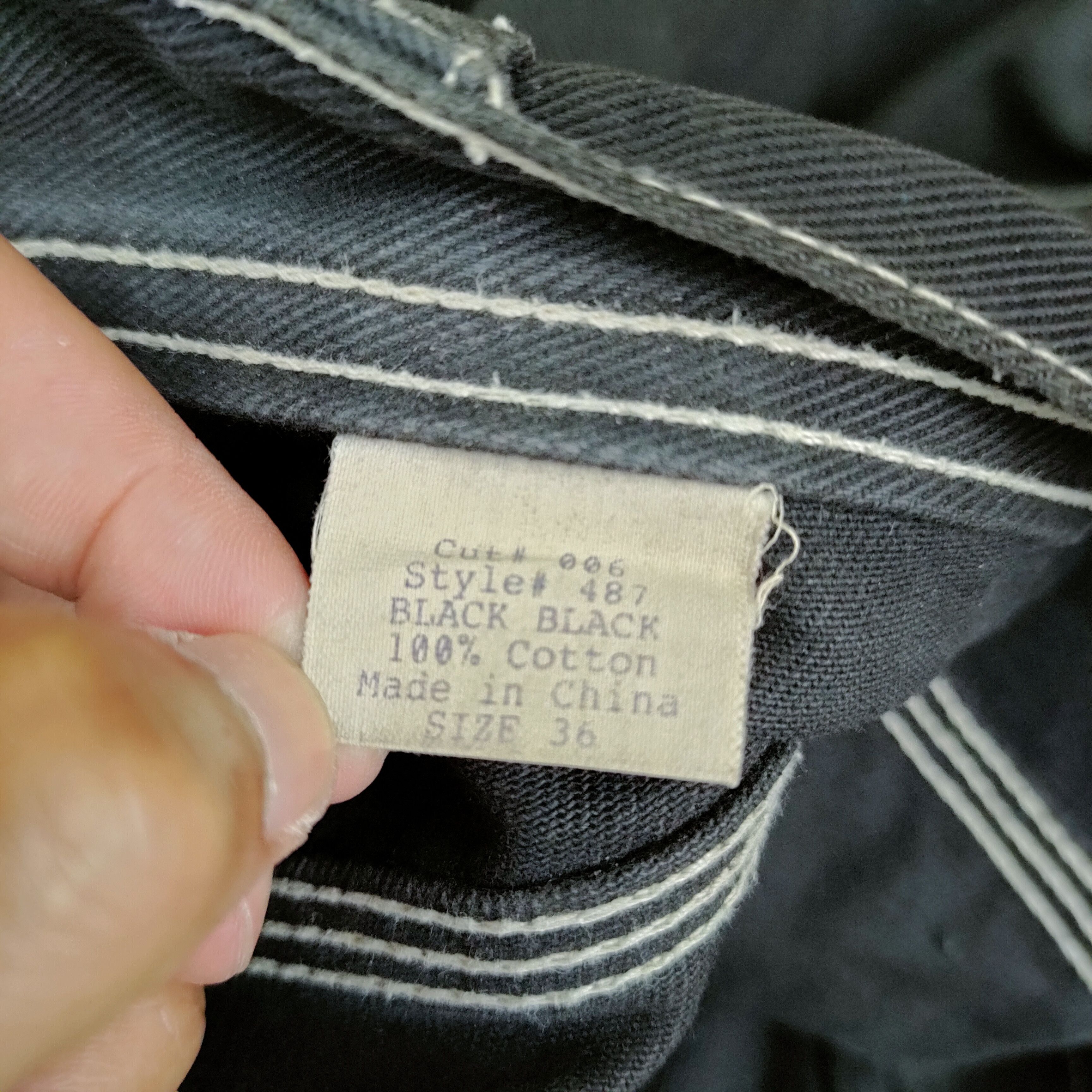 Japanese Brand VINTAGE FB COUNTY FADED BLACK DISTRESSED CARGO PANTS Size US 36 / EU 52 - 17 Thumbnail