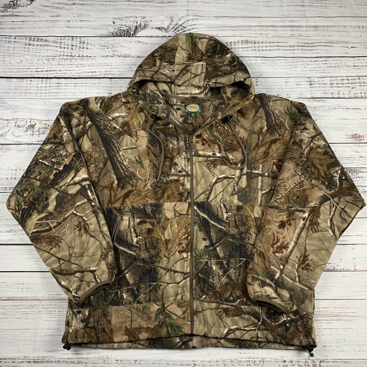 Salopette Camouflage Vintage Cabela's – Homme Taille XL – Marron – Chasse & Outdoor