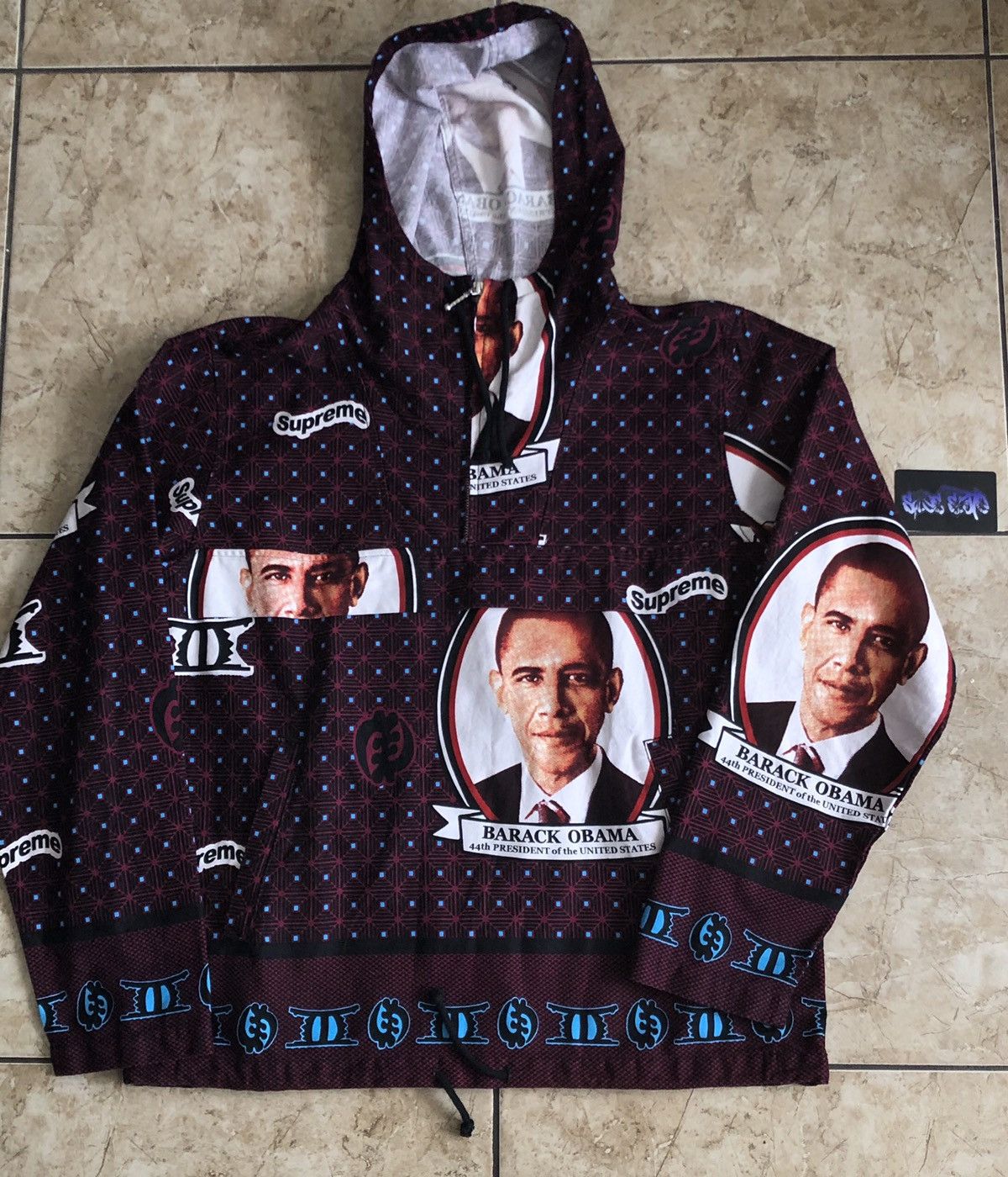 Supreme obama hoodie online