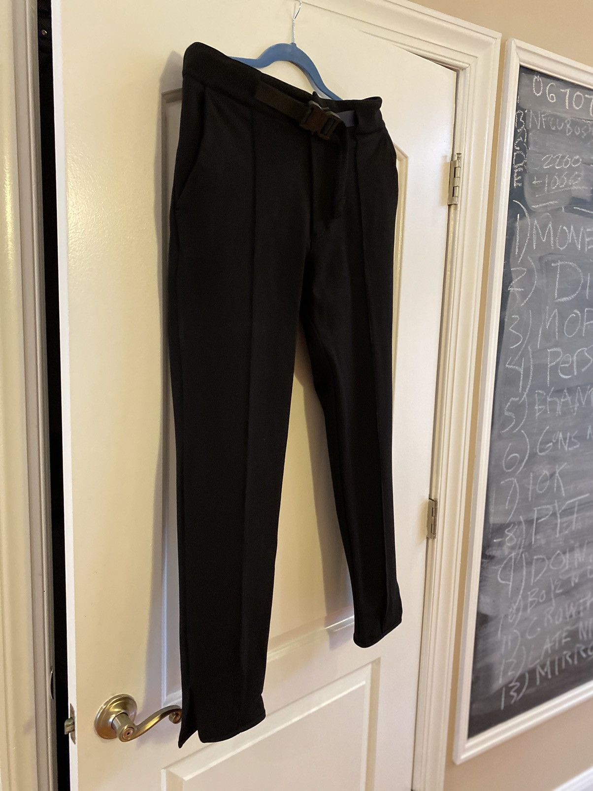 1017 ALYX 9SM Alyx Cropped Black Buckled Dress Pants Size US 30 / EU 46 - 5 Thumbnail