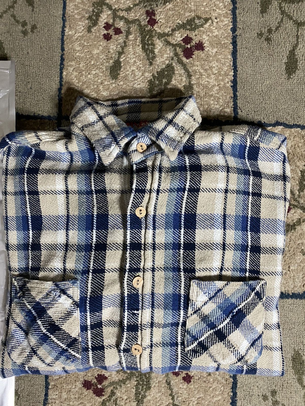 vujade ROSS CHECK FLANNEL IN CASHMERE L（VUJADE 006 Flannel