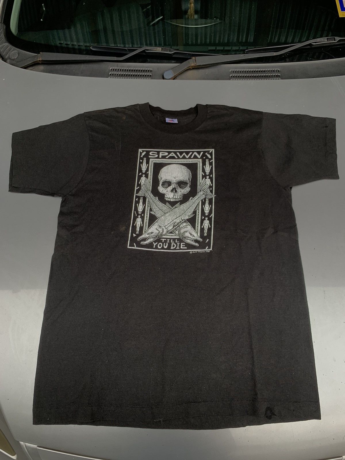 Band Tees Vintage 1987 Spawn Till You Die by Ray Troll Artist Tee 