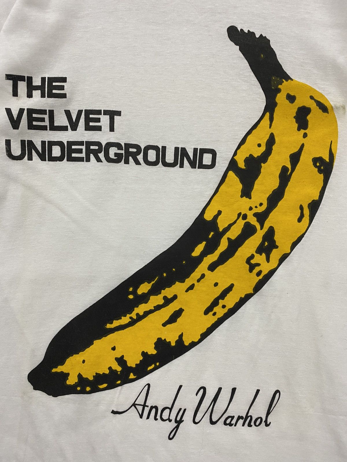 Andy Warhol vintage 90s THE VELVET UNDERGROUND banana t-shirts Size US L / EU 52-54 / 3 - 3 Thumbnail