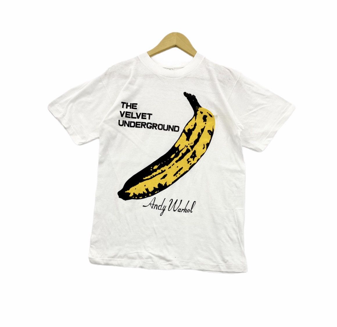 Andy Warhol vintage 90s THE VELVET UNDERGROUND banana t-shirts Size US L / EU 52-54 / 3 - 1 Thumbnail