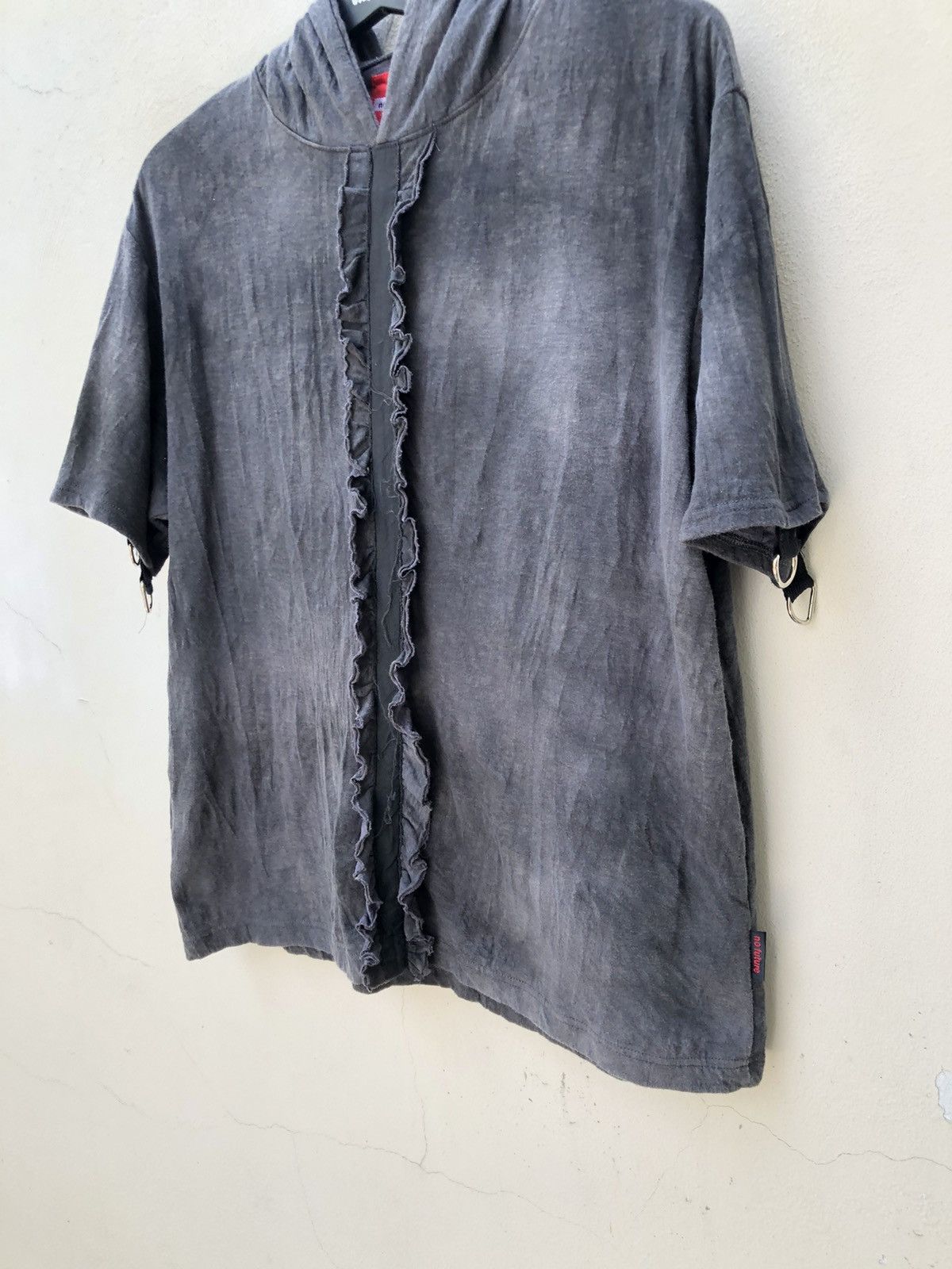 No Future × Vintage Vintage No Future Japan Short Sleeve Hoodie Sedi Shirt Size US L / EU 52-54 / 3 - 5 Thumbnail
