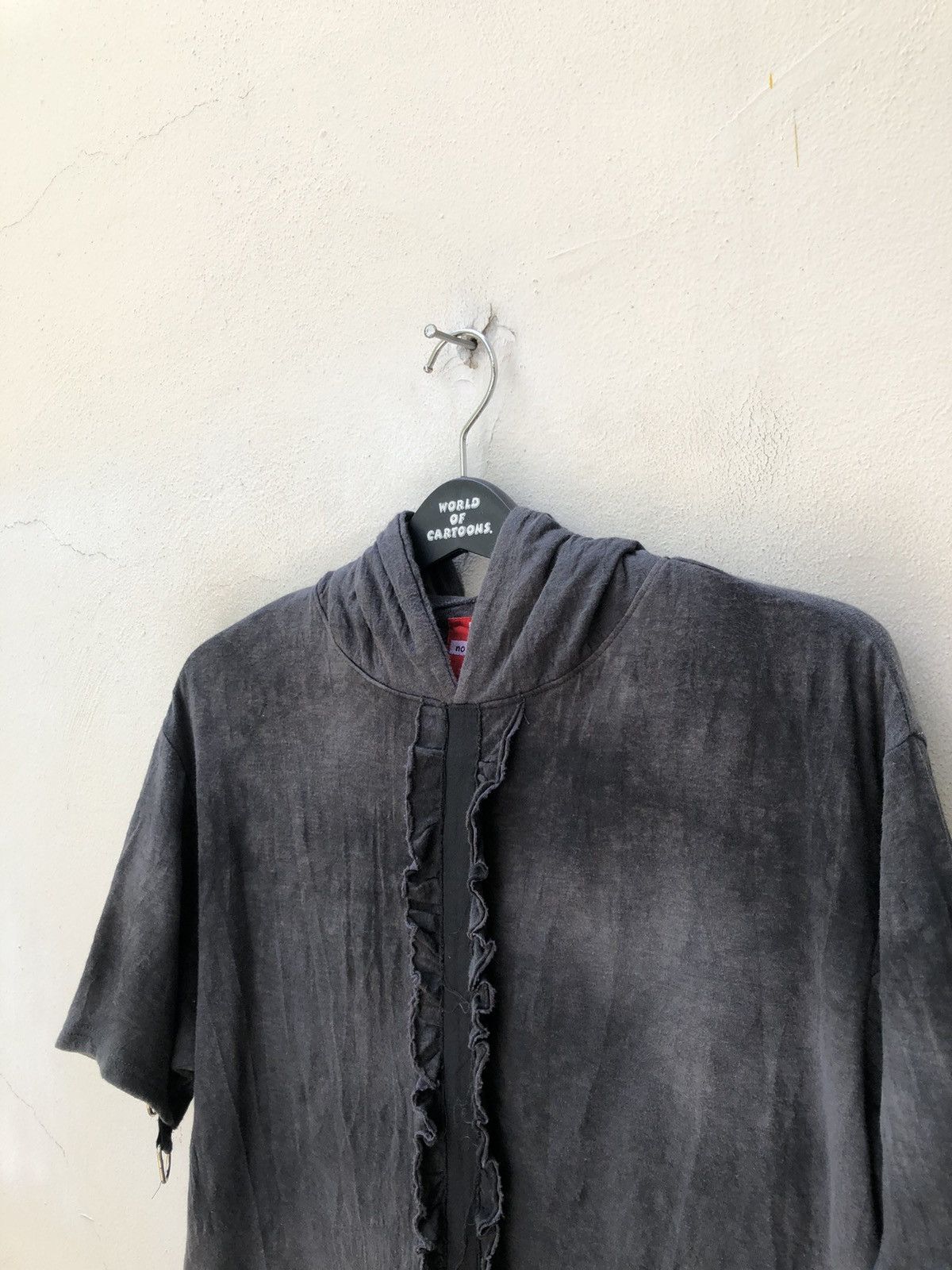 No Future × Vintage Vintage No Future Japan Short Sleeve Hoodie Sedi Shirt Size US L / EU 52-54 / 3 - 4 Thumbnail