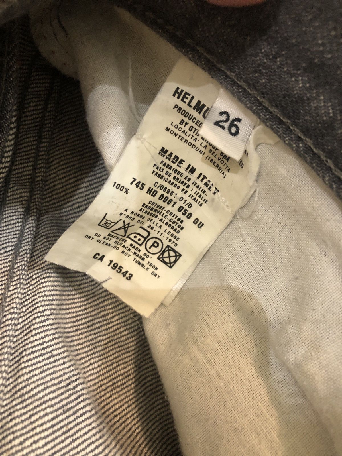 Helmut Lang Helmut Lang Italian Cut Released Hem Denim Size US 29 - 4 Thumbnail