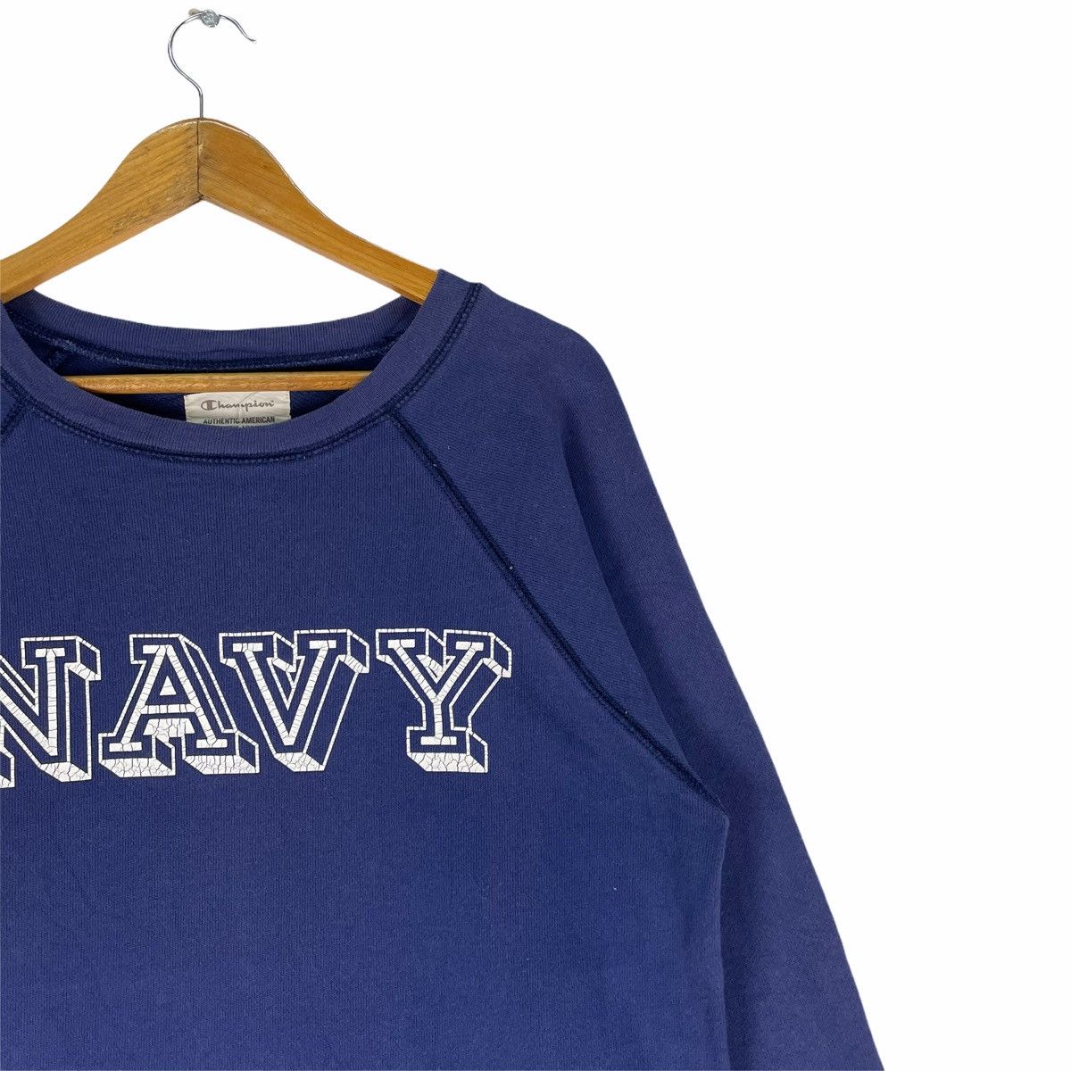 Champion ❄️CHAMPION Navy Sweatshirt Crewneck Size US L / EU 52-54 / 3 - 3 Thumbnail