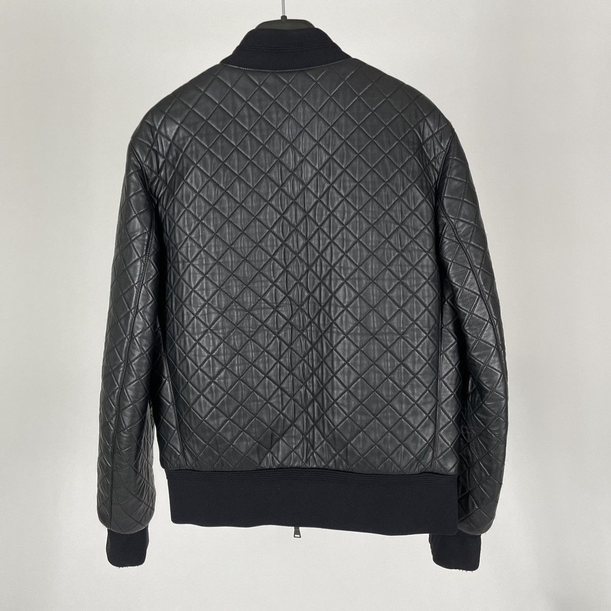 Neil Barrett Neil Barrett quilted leather bomber jacket